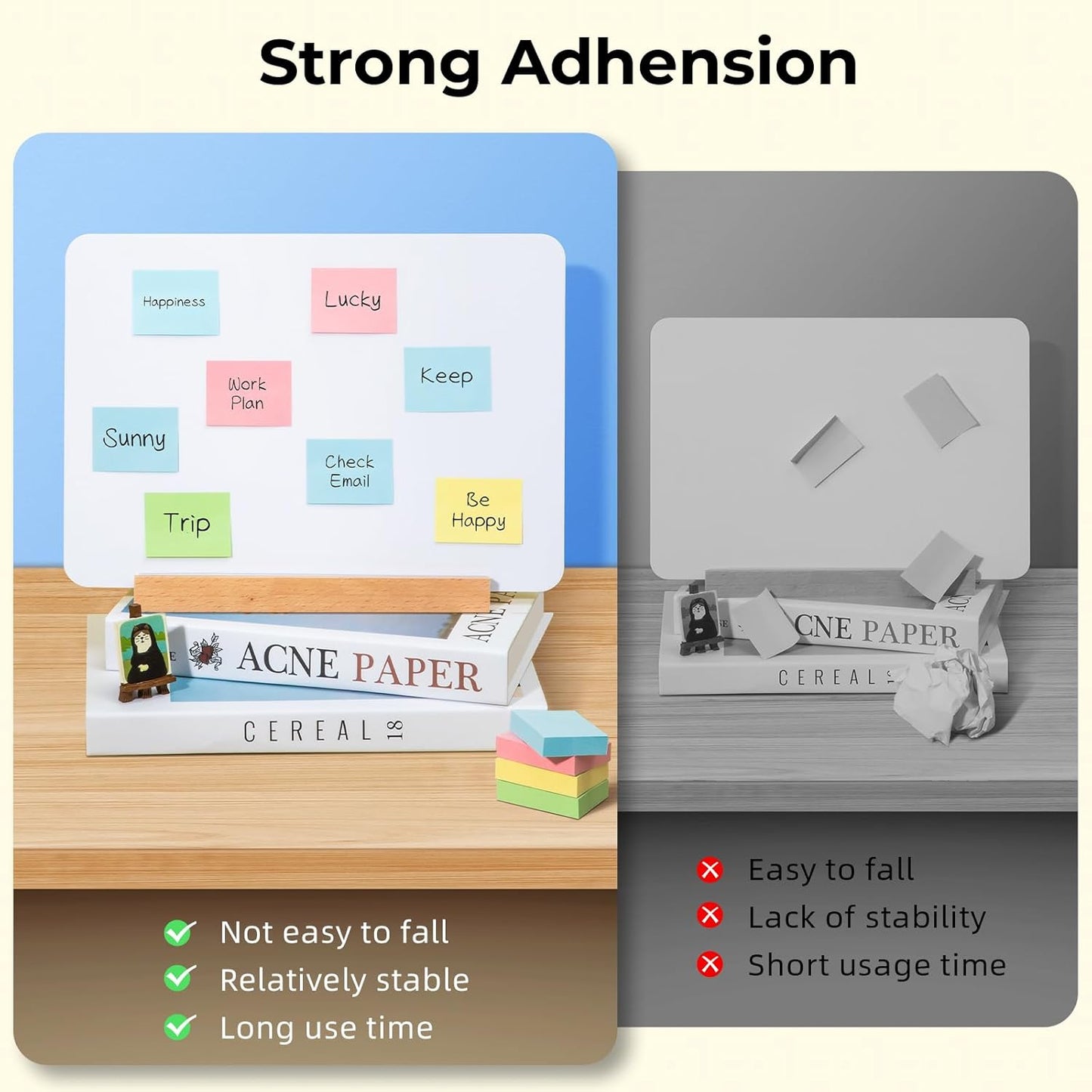 Umikk 50 Pack Sticky Notes 1.5x2 in, 5000 Sheets Small Self-Stick Note, 4 Color Mini Sticky Notes Pad Bulk, Easy to Post for Office, School, Home
