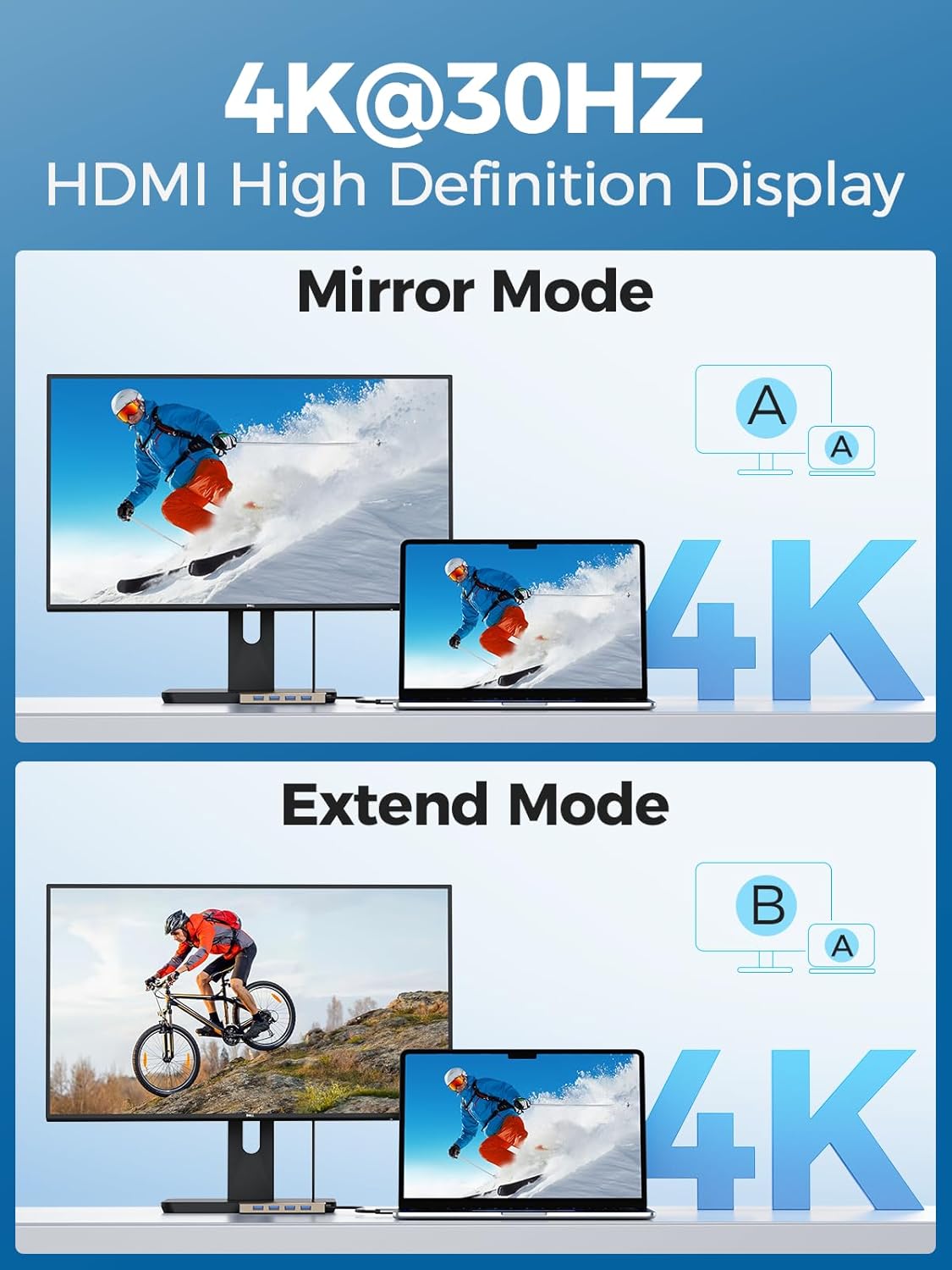 QGeeM USB C Hub Ethernet,9 in 1 USB Type C Hub HDMI Multi-Port Converter Adapter,100W Pd, USB 3.0,SD/TF Card Reader,Compatible for MacBook Pro Air Ipad HP Dell Lenovo Chromebook etc.-Brown