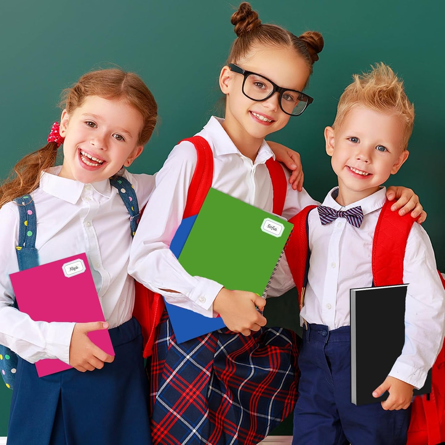 Jumbo Book Covers 8 Pack Reusable Fabric Book Cover Protective Books Covers 9 x 11 Inch Colorful Stretchable Books Sleeve Cover with Label Sticker for Most Hardcover Textbooks Up to 10 x 12.5 Inch