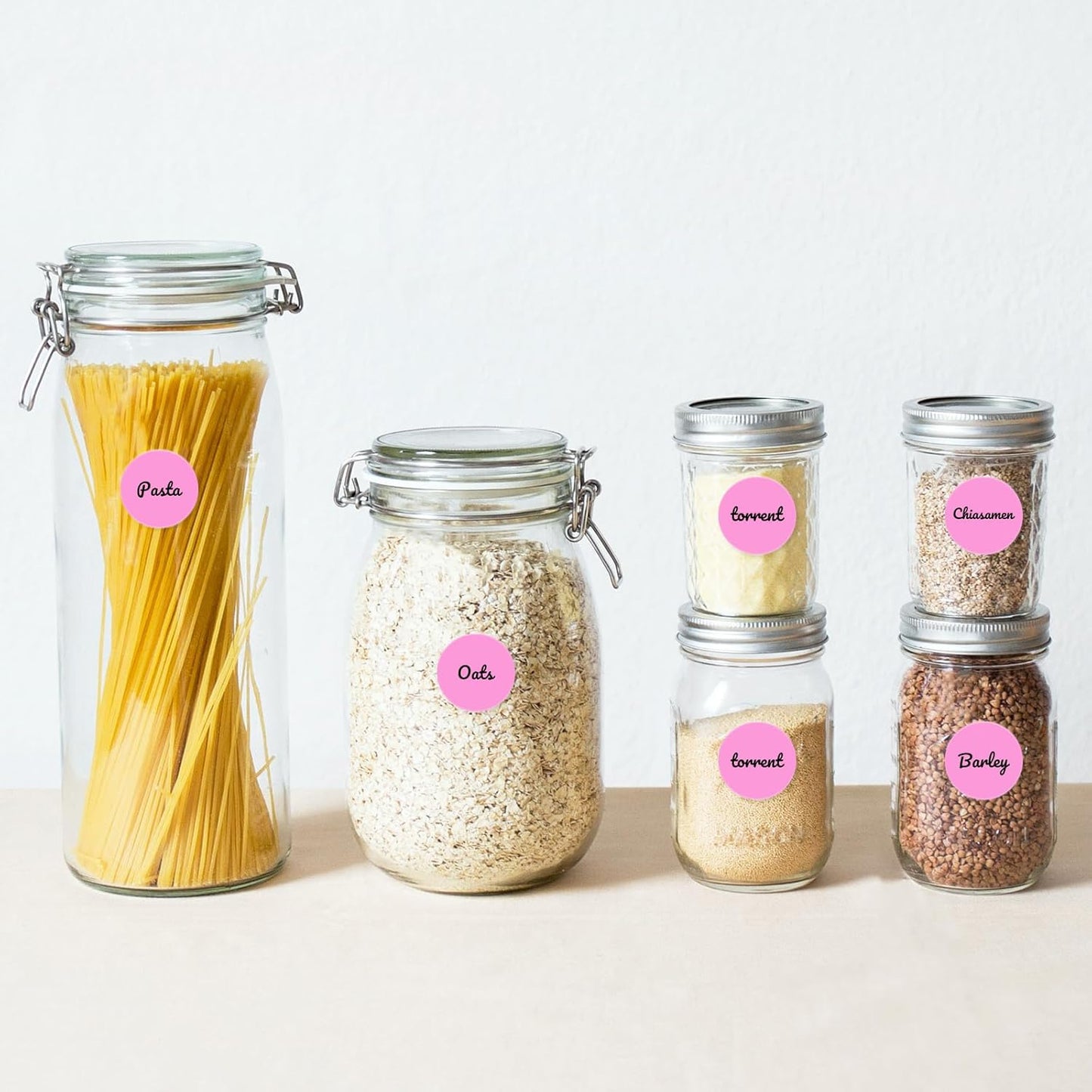 Pink Dot Stickers 2 Inches Round Sticker, Circle Colored Labels Color Coding Labels for Office Classroom Toddlers Activity 80 Pieces