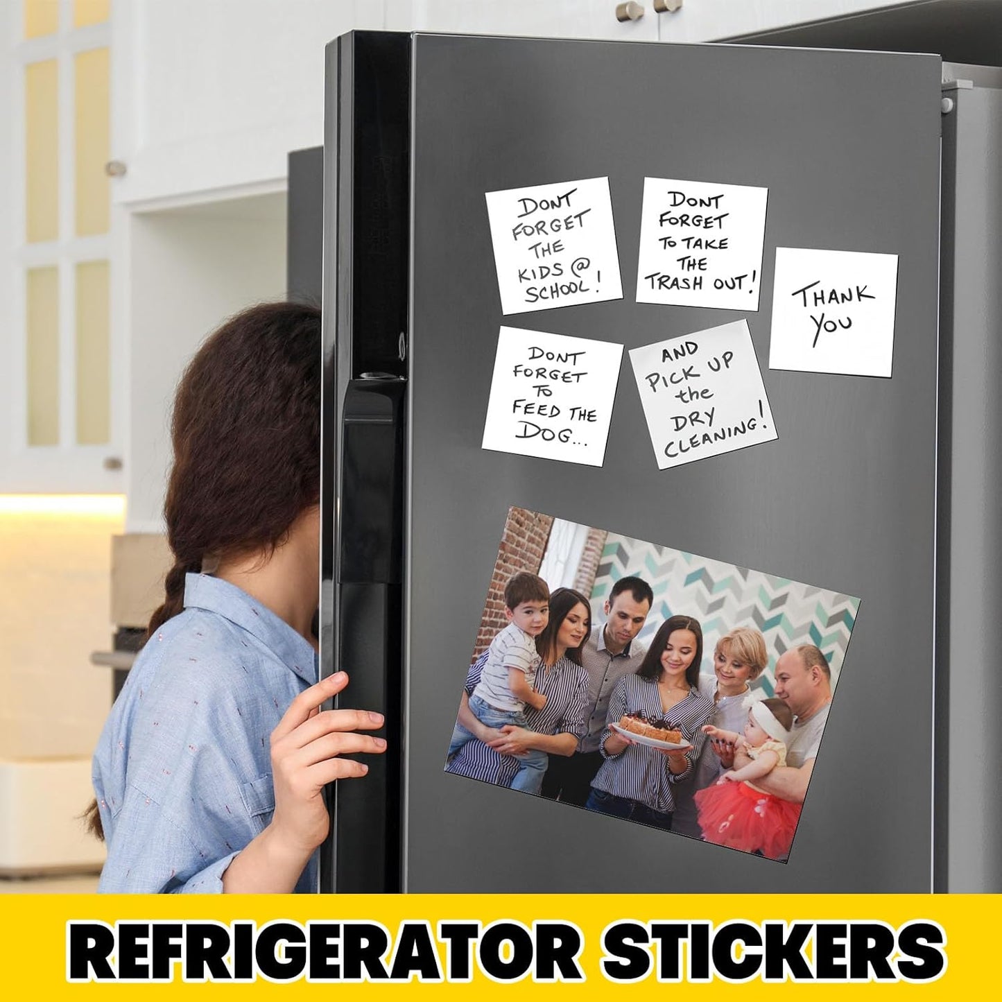 12 Inch x 5ft x 30mil Extra Large Adhesive Magnetic Sheet Roll Not Printable Adhesive Backing Cut and Customize Flexible Sheet Blank White Surface Magnetic Sign for Craft Photo Craft, Glossy