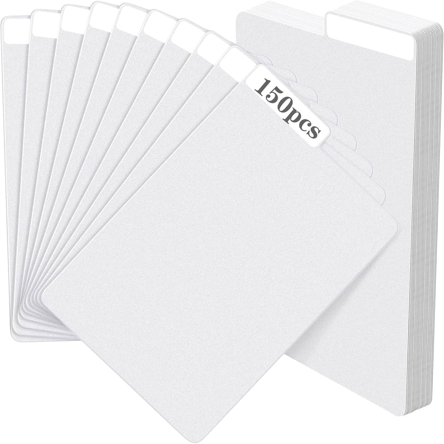 150 Pieces Comic Book Dividers with Tabs,Patient Divider Cards,Card Dividers Comic Book Boards for Storage Boxes 11.22 X 7.24 Inche