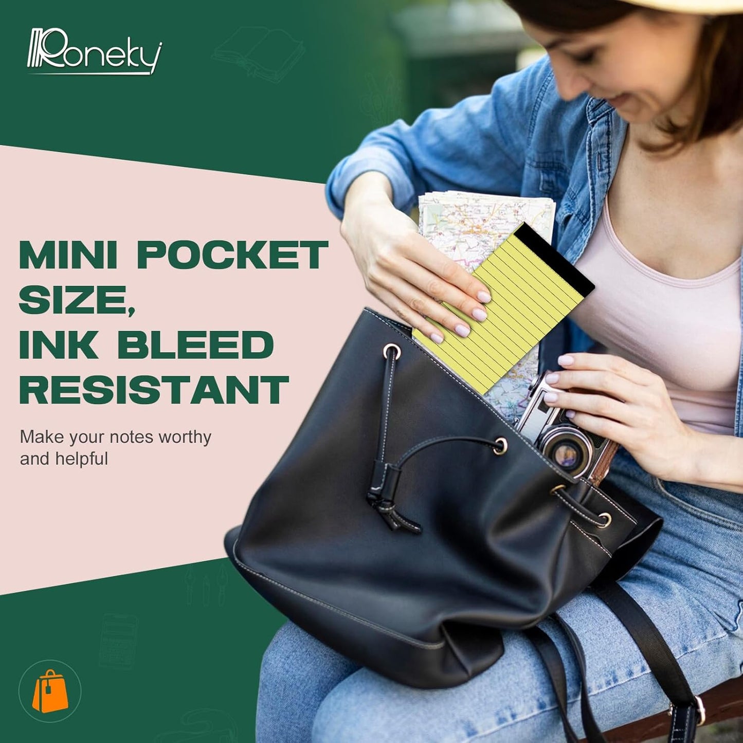 Small Note Pads 3x5 Notepad, 30 Pack 3x5 Yellow Notepads College Ruled Small Scratch Memo Pads, Perforated 3 x 5'' Small Writing Note Pad of Paper, Pocket Size Lined Pads Narrow Ruled Small Notebook