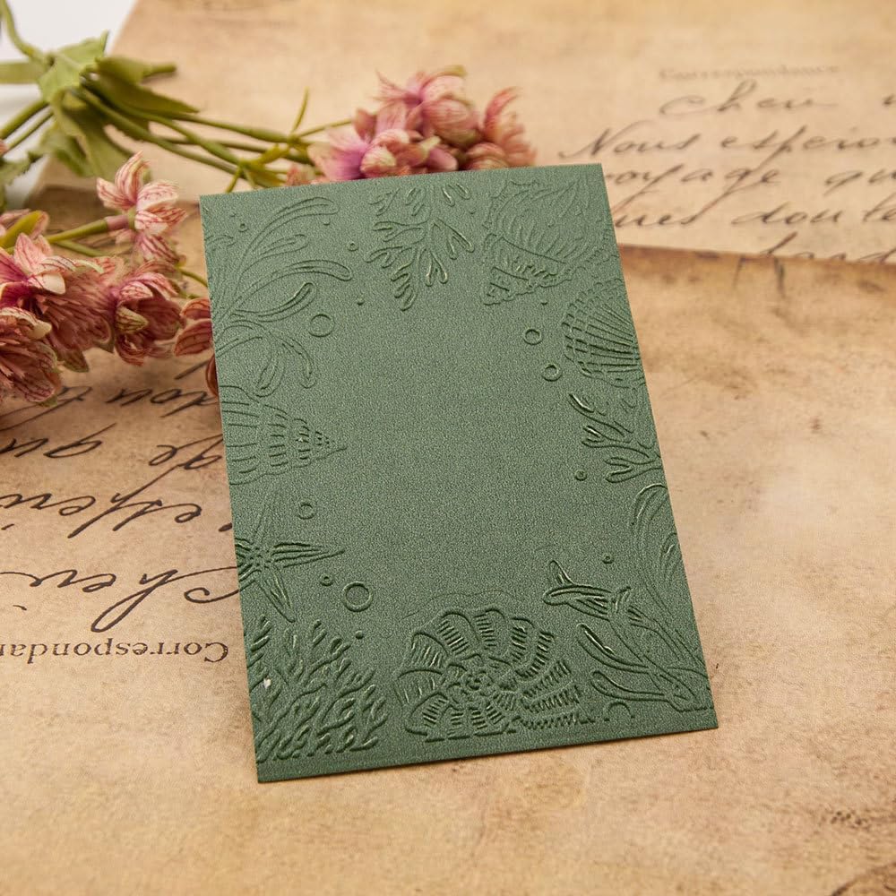 6Pcs Plastic Embossing Folders for Card Making Embossing Machine Template Mold Paper Card Embossing Stencil Flower Leaf Embossing Folder for Scrapbook Photo Album DIY Craft Decoration,4.1 x 5.8inch