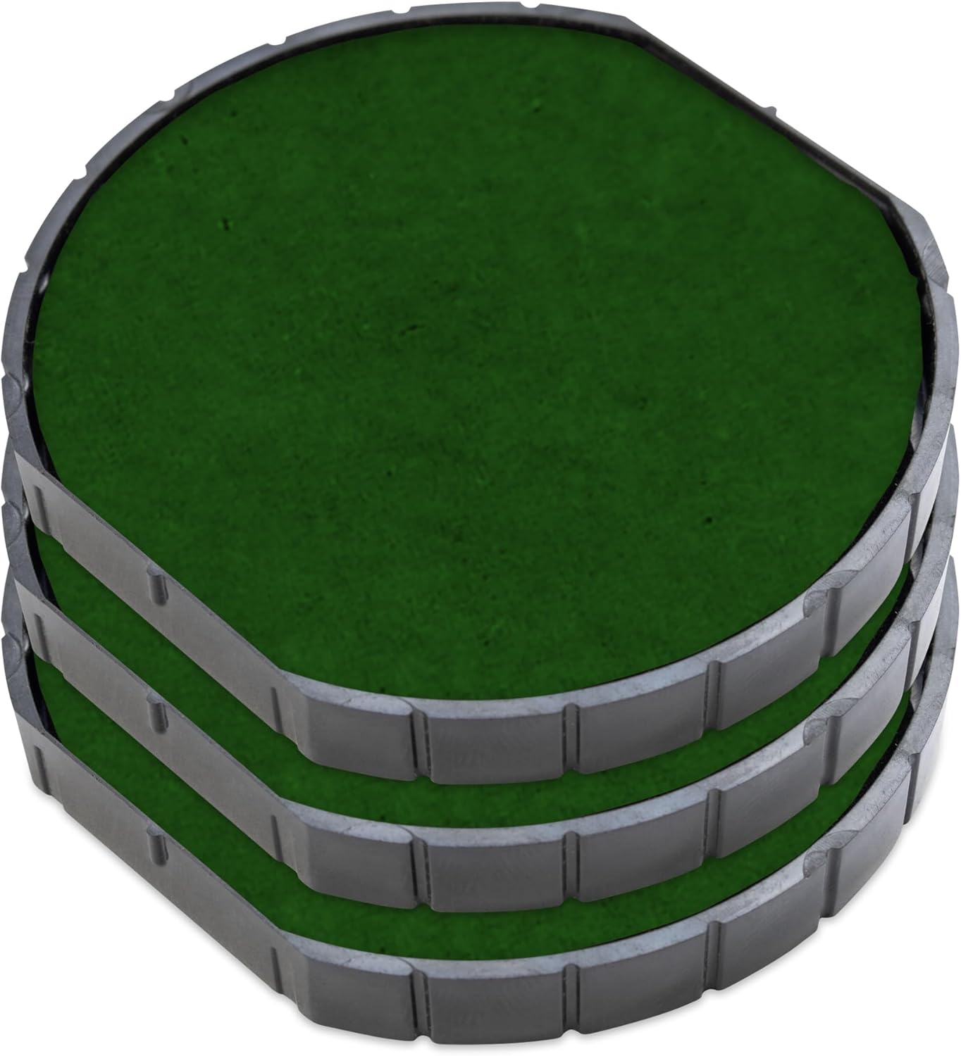 COLOP E/R50 Non-Toxic, Water Based Premium Replacement Pad for Printer R50 Stamp - Pack of 3 - Green