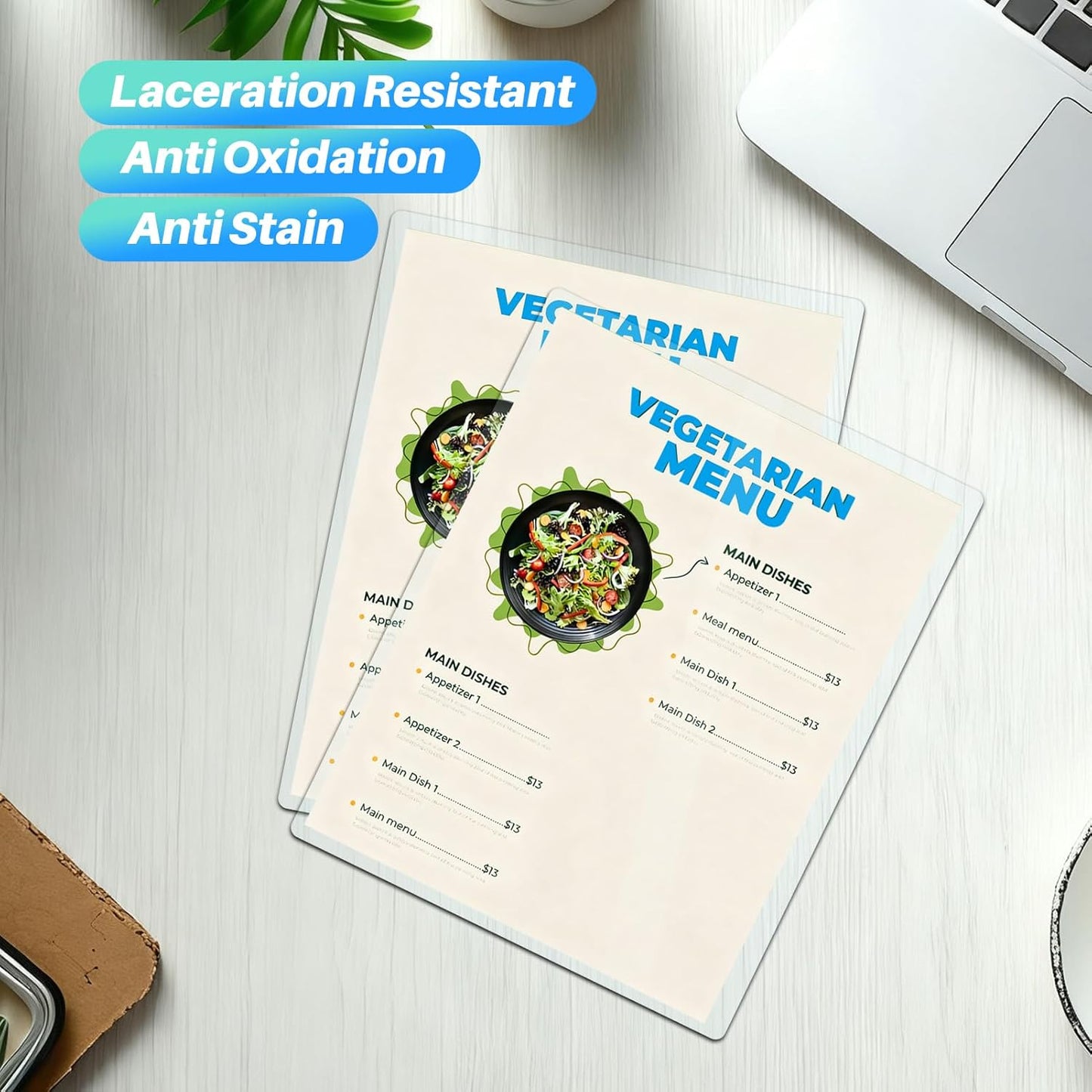 Calenzana 300 Pack 8.5 x11 Laminating Sheets，9 x 11.5 inch Thermal Laminating Pouches，3 Mil