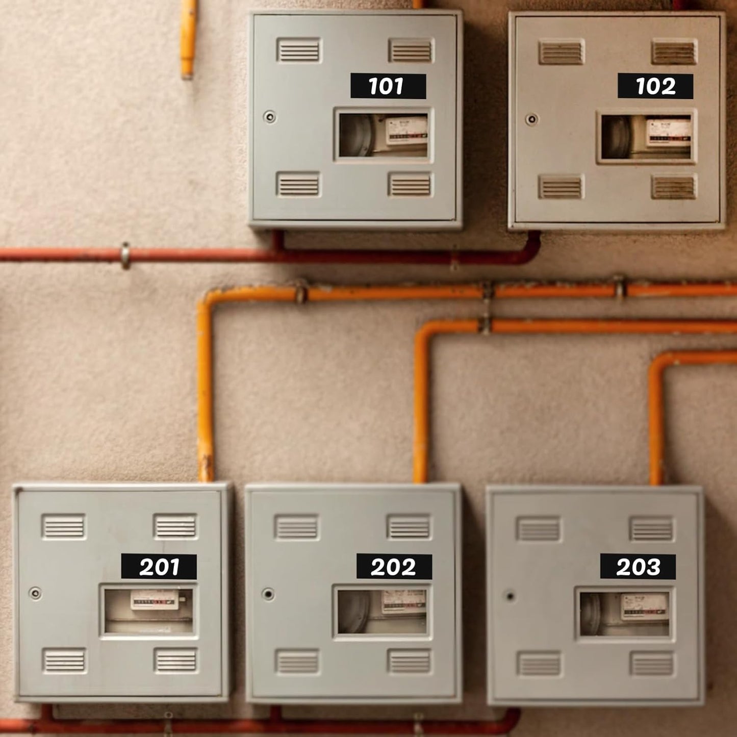 Black Rectangle Stickers 3 x 1 Inch Color Coding Labels Vinyl Roll Self-Adhesive Waterproof Removable 500 PCS