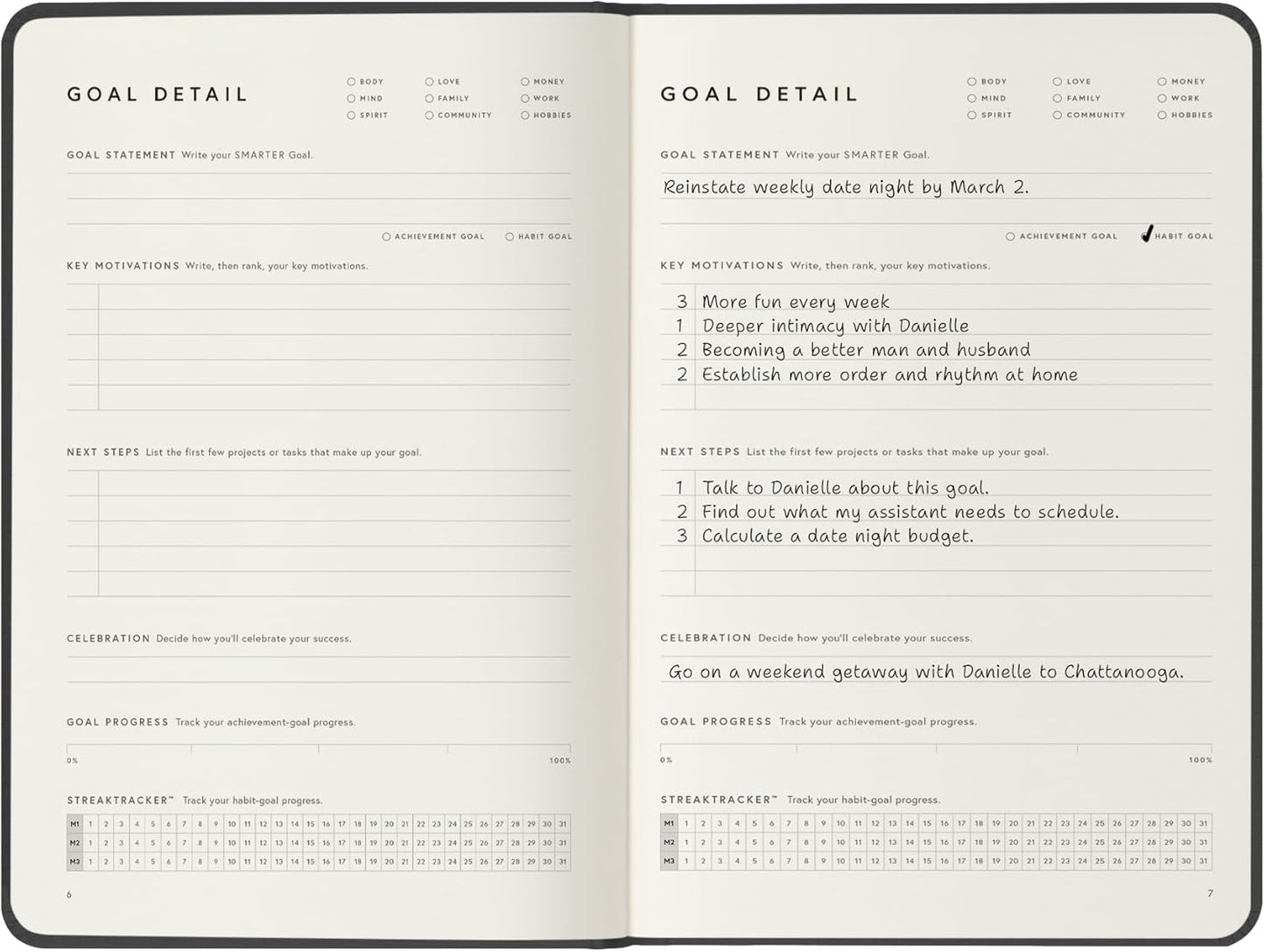 Full Focus Gray Linen Planner by Michael Hyatt - The #1 Daily Planner to Increase Focus, Eliminate Overwhelm, and Achieve Your Biggest Goals - Hardcover