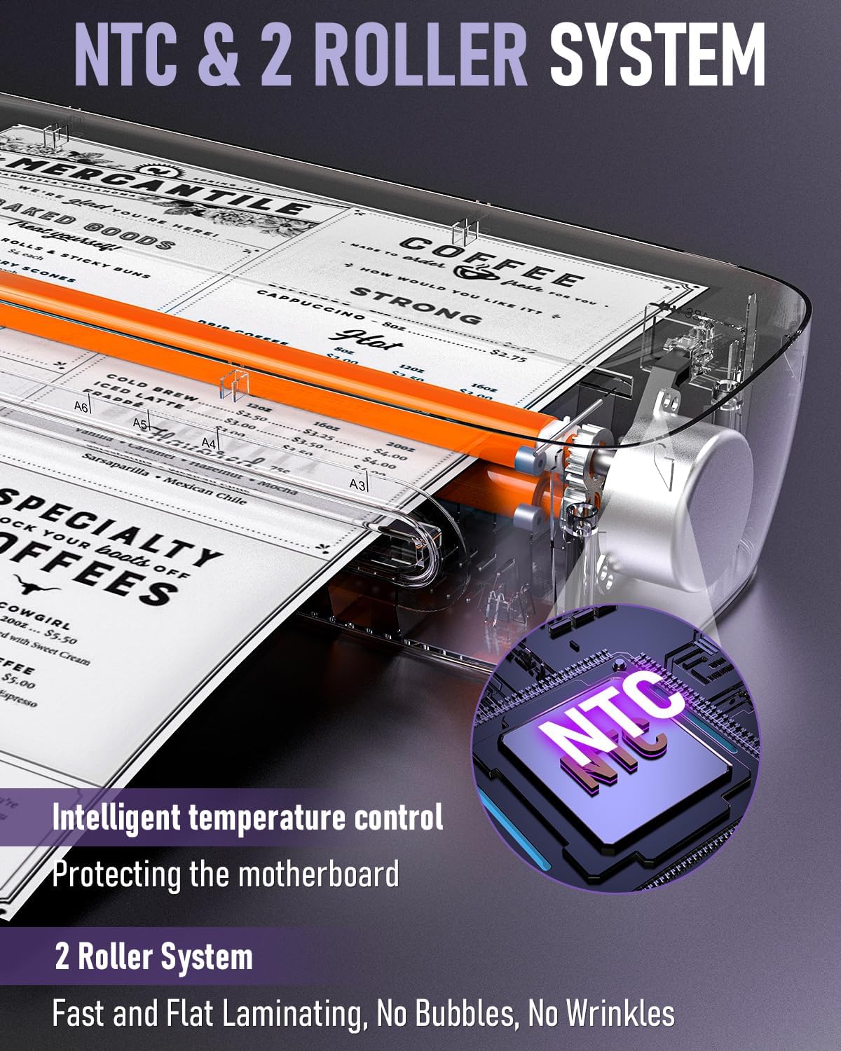 Laminator Machine 13 Inch Wide Thermal Lamination 9 in 1 Cold Hot A3 Laminating Machine for Teacher Personal, 60s Warm-Up No Jam laminator Machine 11x17 with 30 Laminating Sheets for Home Office Use