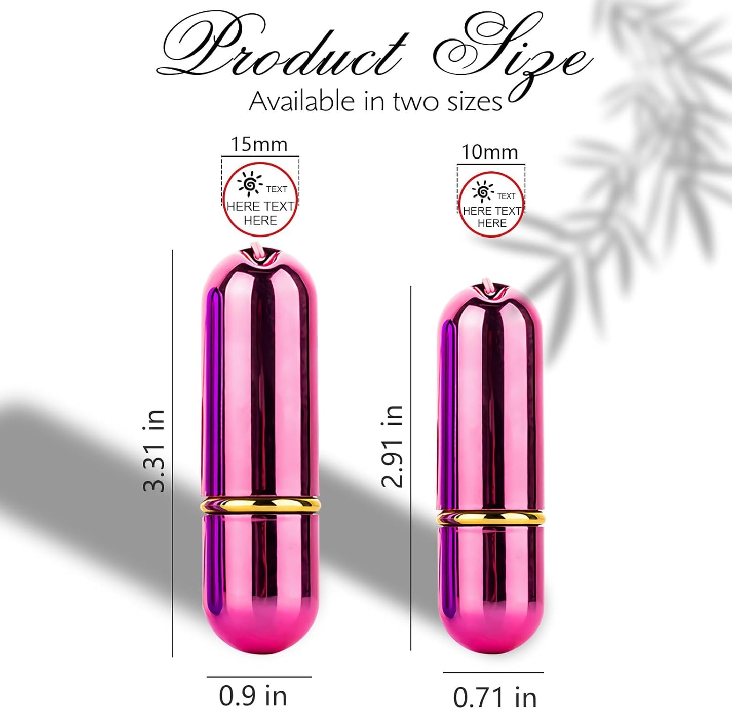 Custom Loyalty Business & Food Stamp - Personalized Self Inking Stamp, Small Round Rubber