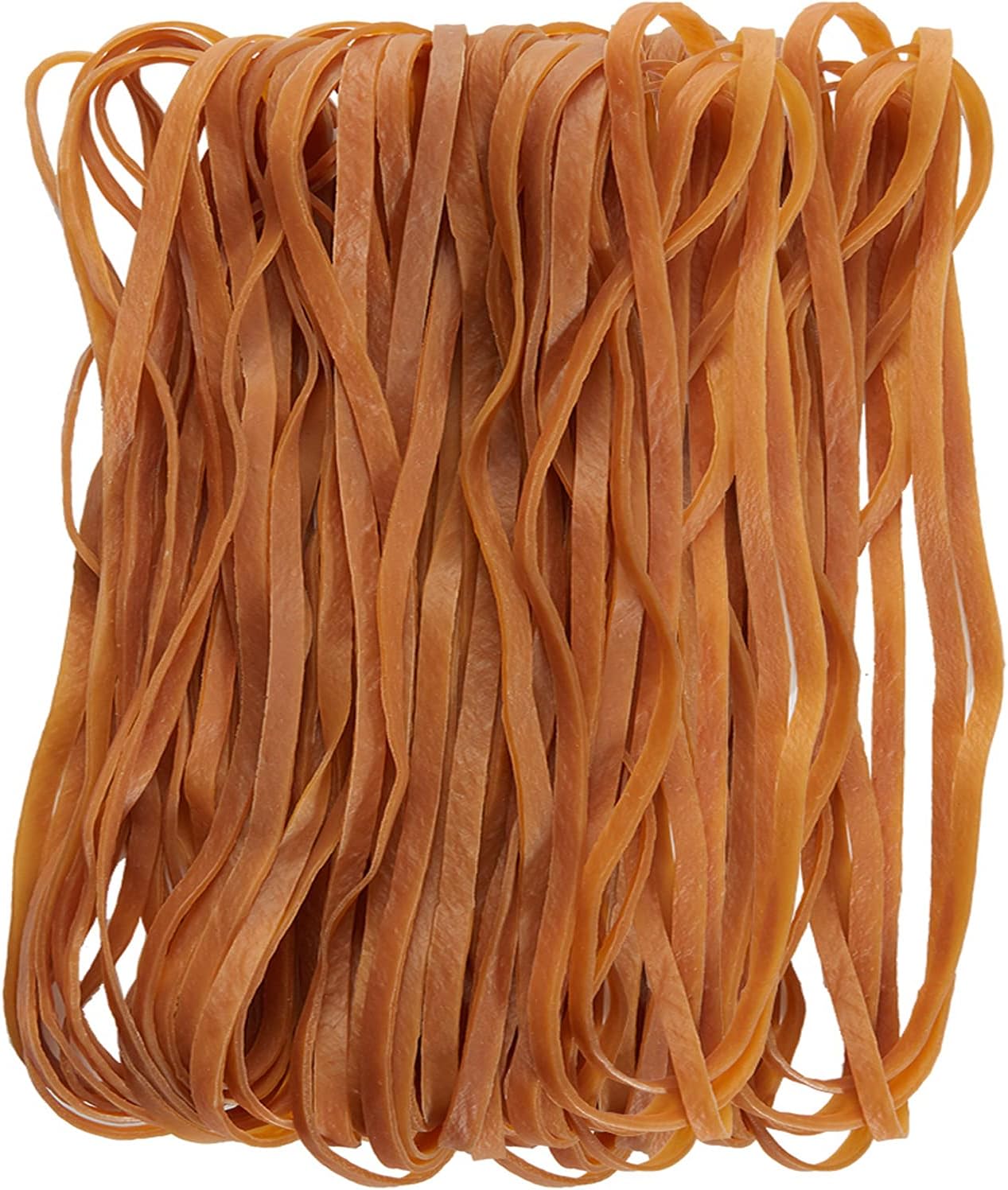 AMUU Rubber Bands Large Flat Fold Length 12inch 30 Pieces Fits 8-33 Gallon Trash Cans Heavy Duty Elastic Rubber Bands for File Folders Office Home Supplies