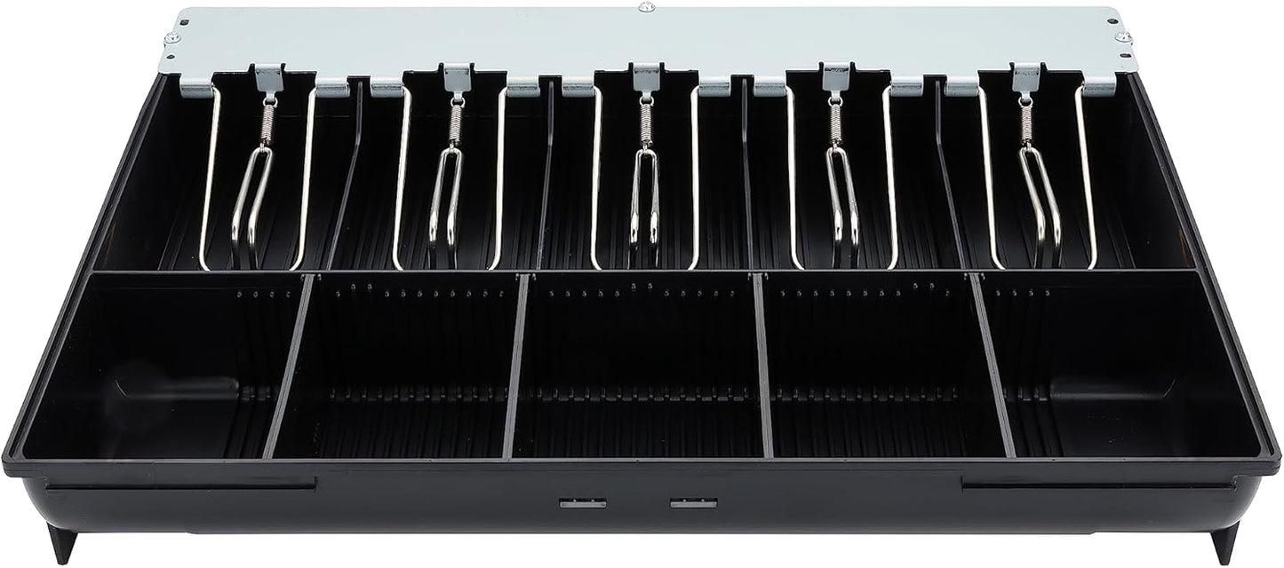 SAM4s 16" POS Cash Drawer, Black, Key Control, Metal, Portable