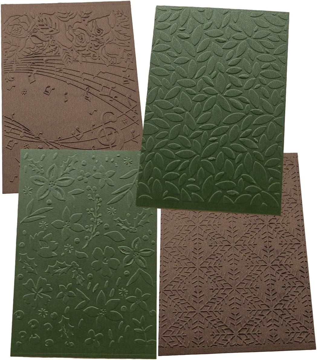 6Pcs Plastic Embossing Folders for Card Making Embossing Machine Template Mold Paper Card Embossing Stencil Flower Leaf Embossing Folder for Scrapbook Photo Album DIY Craft Decoration,4.1 x 5.8inch