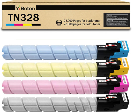 High Yield TN328 TN626 TN330 TN628 TN328K TN328C TN328M TN328Y Toner Cartridge Compatible for Konica Minolta Bizhub 300i 360i 250i 7130i 550i 650i 450i 750i C361i C251i C301i C451i C551i C651i Printer