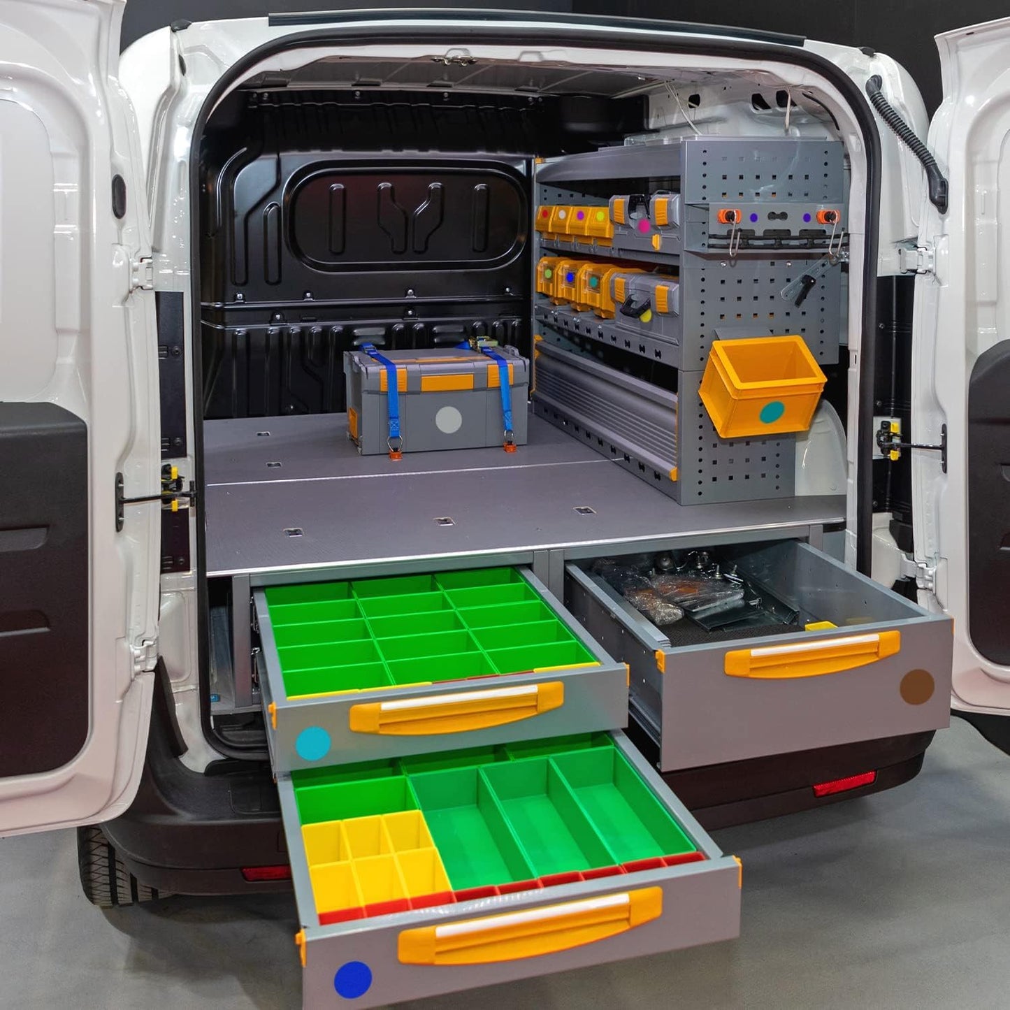 ChromaLabel 2 Inch Round Label Permanent Color Code Dot Stickers, 500 Labels per Roll, Violet