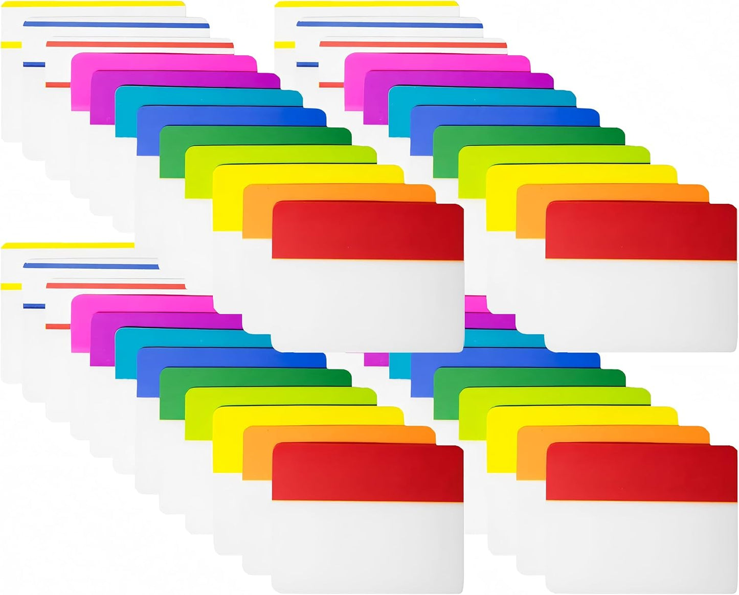 KICNIC Sticky Tabs 960 Pcs 2 Inch, Book Tabs, Annotation Tabs, Tabs for Notebooks, Removable Adhesive Flags Ultra for File, Binder, Folder, School, Office, College