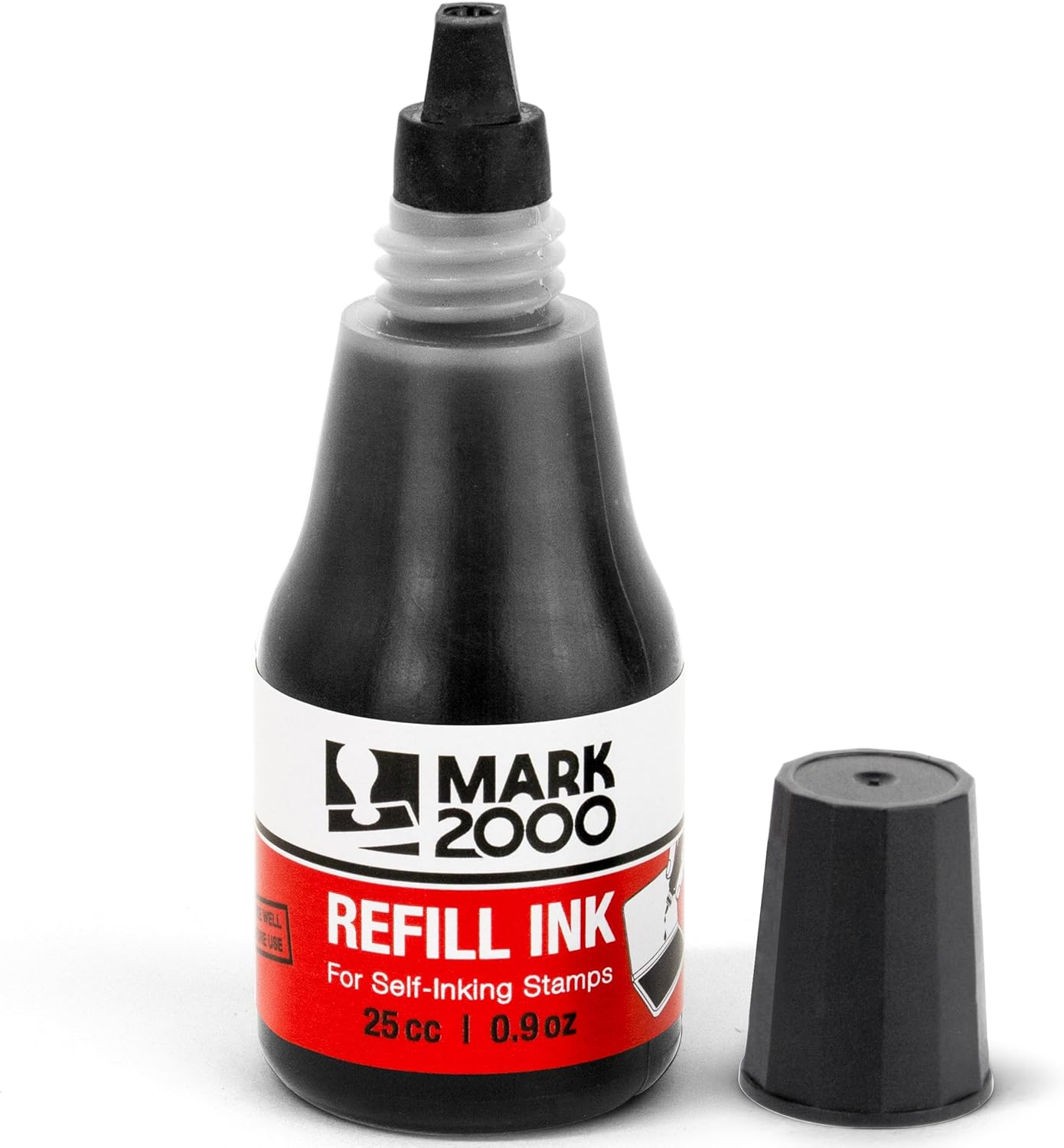Self-Inking Refill Ink - Black - 25cc (0.9oz)