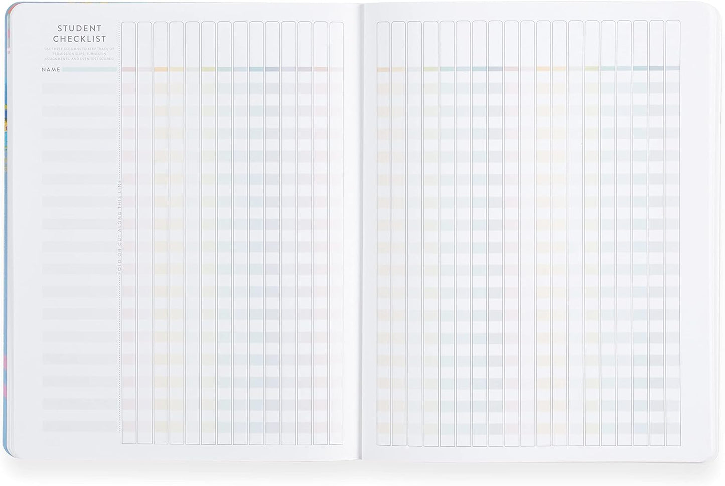 Erin Condren 7'' x 9'' Bound Teacher Record Book - Inspire Cover - Keep Track of to-Do Lists, Exam Schedules, Attendance and More! 108 Pages Total. 80 Lb. Thick Paper by Erin Condren.