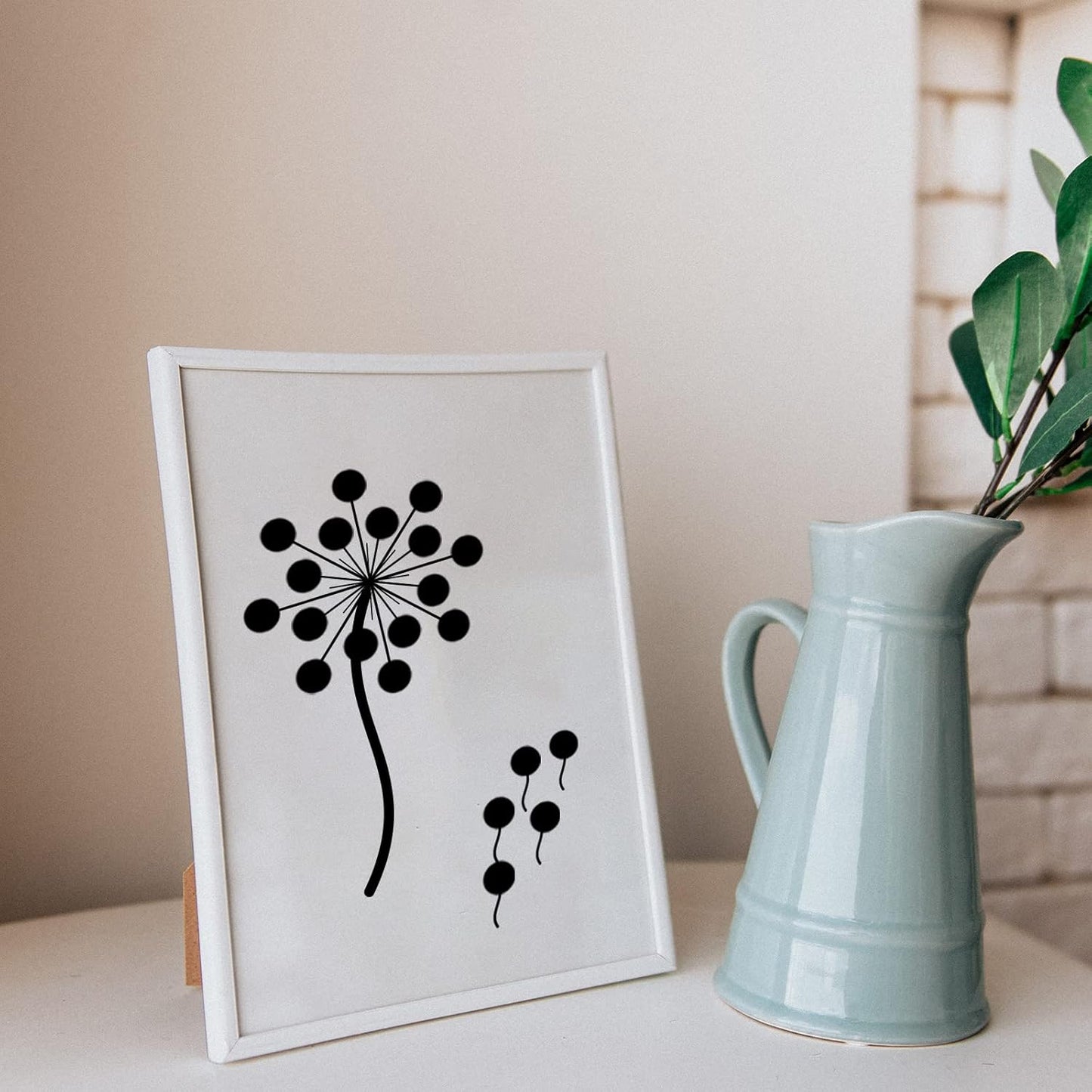 Black Circle Stickers 2000Pcs Dot Stickers, 1 Inch Round Write Coding Labels Can Writing for Family, Office, Student Classroom