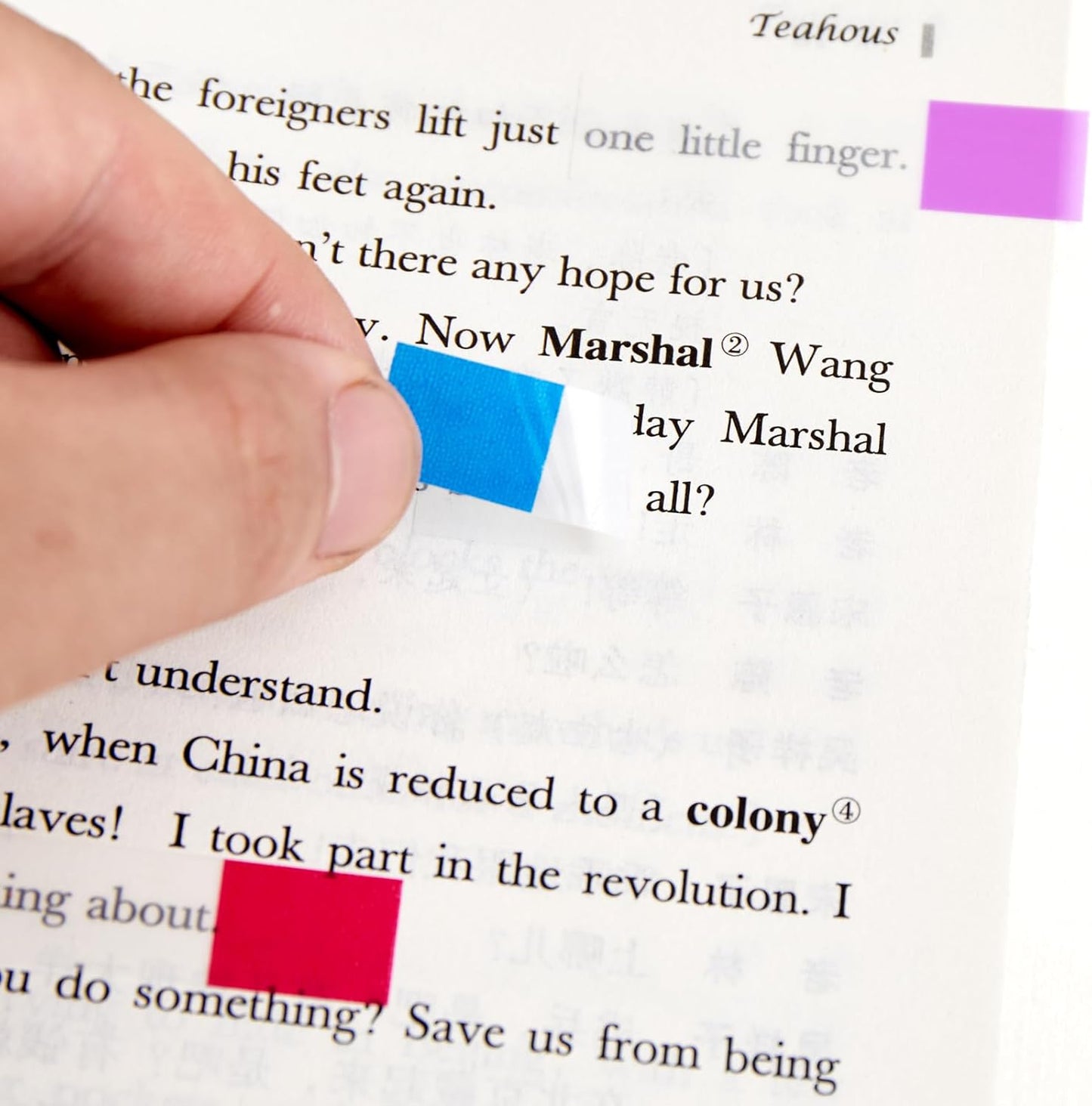 Sticky Tabs Notes Page Marker - 1000Pcs Transparent Pop Up Writable Colored Book Index Tab Repositionable File Flags Label Self Adhesive Divider Sticker for Notebook Office School Teacher Planner Memo