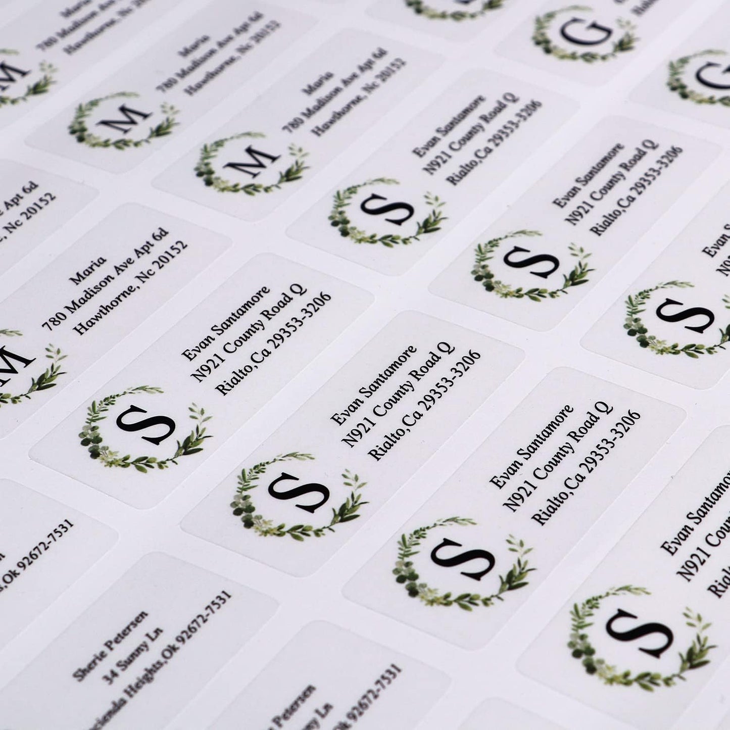 Custom Address Labels - Personalized Address Labels with Strong Adhesion, Can Be Used for Cardboard, Paper, Plastic, Glass, Metal (2.6x1 Inch, Set of 280)