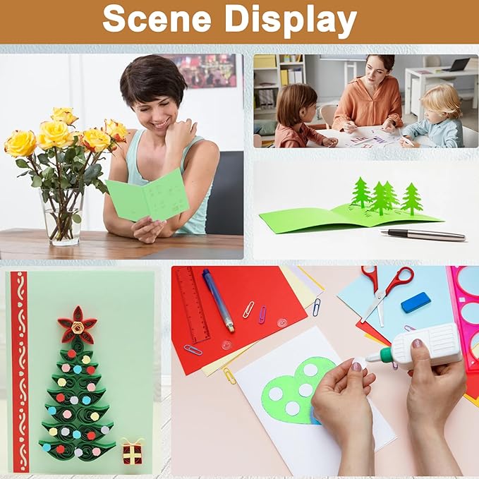 40 Sheets Light Green Cardstock 8.5 x 11 Craft Paper, 200gsm/75lb Heavyweight Certificate Paper Card Stock for DIY Cards Making, Business Cards, Wedding Invitations, Menus, School