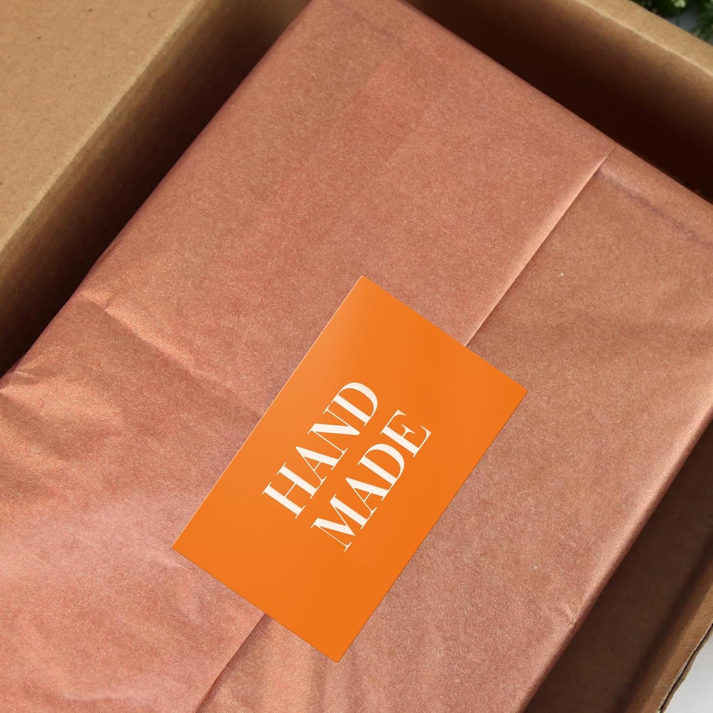 Orange Color Coding Labels 3 × 2 Inches Self-Adhesive Rectangle Stickers Waterproof Name Tags for Office School Home 40 PCS