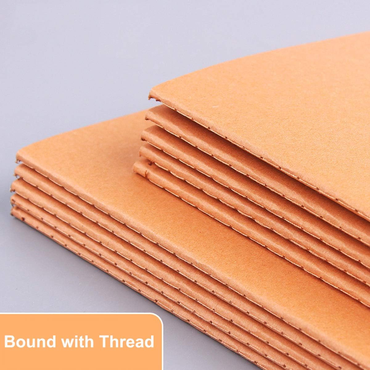 Large Dot Grid Notebook Journals Bulk with Thick Dotted Grid Paper, 60 Pages, 8.5x11 inch, Composition Diary Subject Notebooks Planner for Travelers Students Office, Kraft Journal Set, 12 Pack