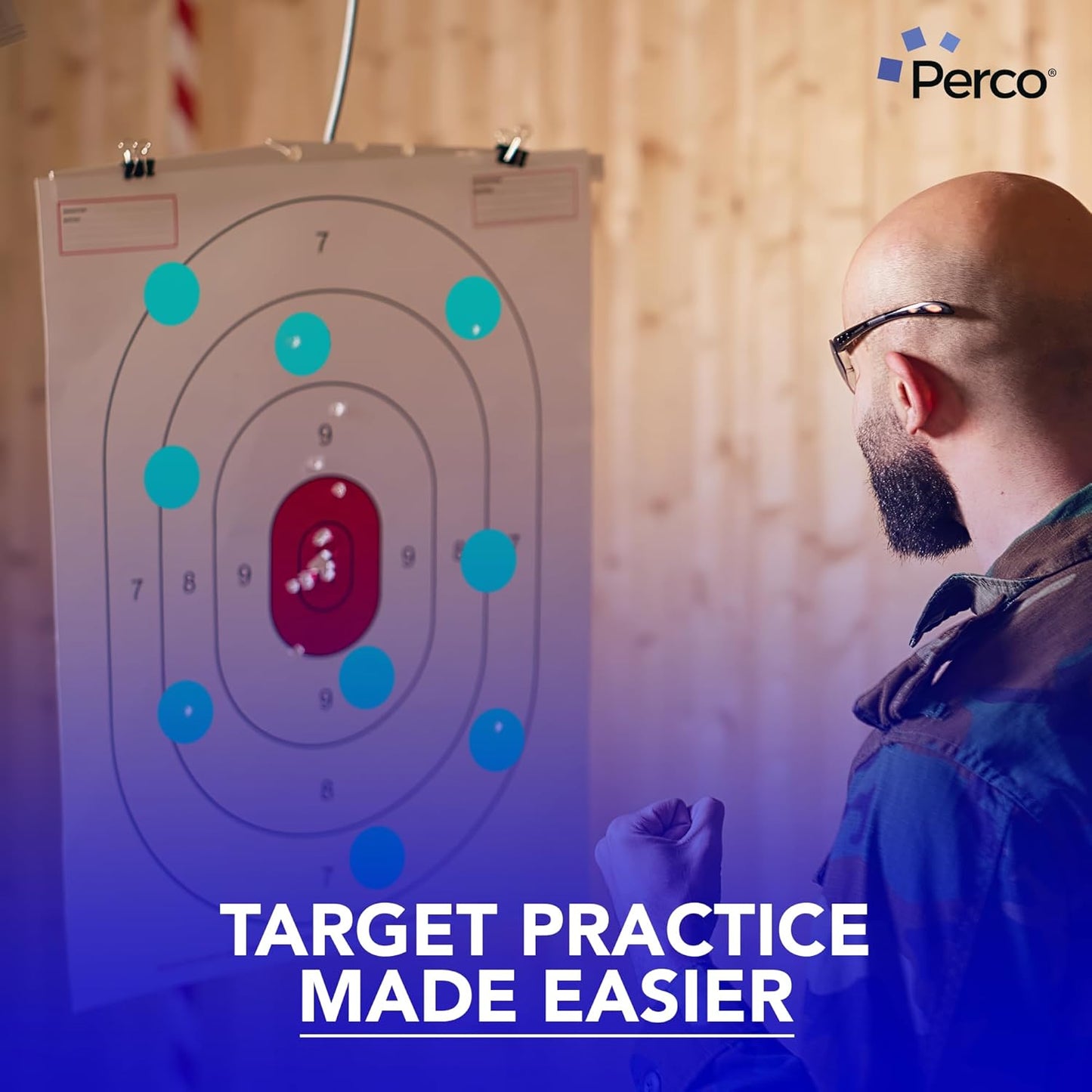 Perco Teal 2-Inch Round Circle Dot Sticker Labels - Multi-Roll Pack (3 Rolls, 500 Labels Each) - Permanent Adhesive, Vibrant Colors, Strong Hold - Perforated for Easy Use - Made in USA