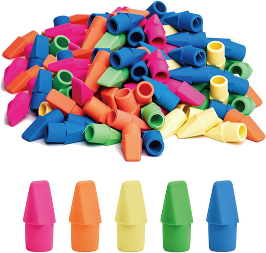 Cap Erasers for Pencils Pulk - Pencil Top Erasers Cap Erasers Toppers for Latex Free Assorted Colors School Supplies for Teachers Sudents Classroom Home and Office (240)