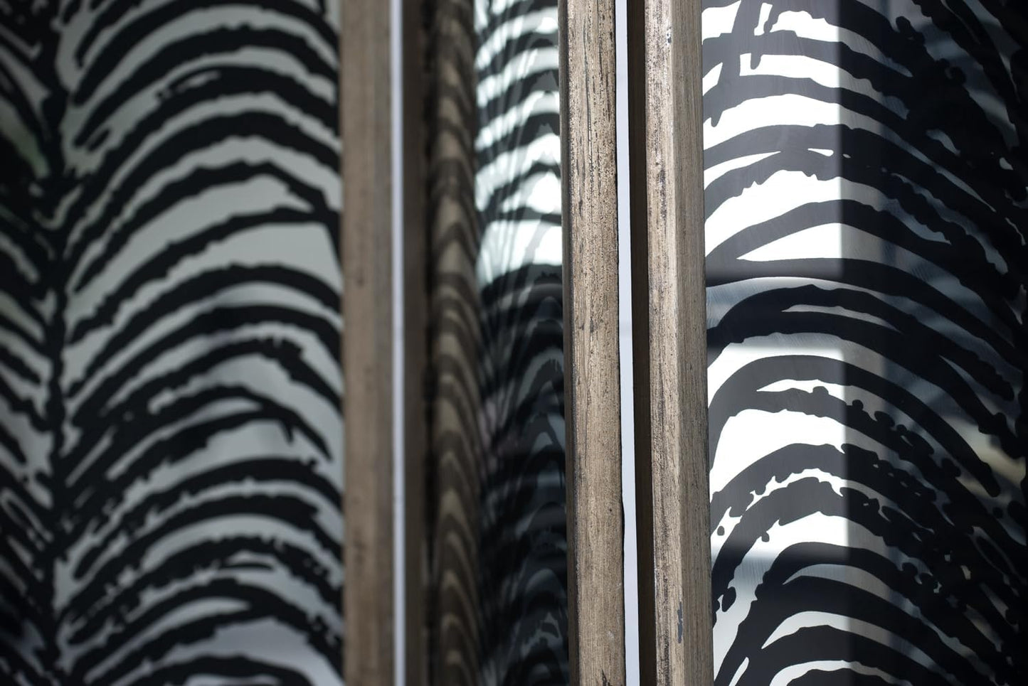 NicBex Room Divider 4 Panel Room Dividers with Durable Metal Frame Partition Room Dividers and Folding Privacy Screens Wall Divider for Home, Office, Room Separation,17.7" W x 1.5" D x 72.8" H, Black