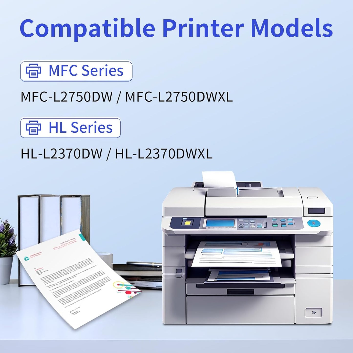 myCartridge Compatible Toner Cartridge Replacement for Brother TN770 TN-770 Toner Use for Printer MFC-L2750DW L2750DWXL HL-L2370DW L2370DWXL Toner Cartridge 4,500 Page Super High Yield