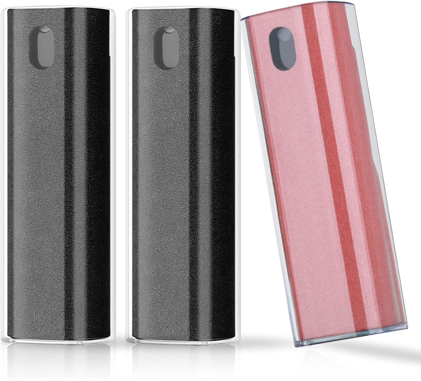3 Pcs Fingerprint Proof Screen Cleaner, 3 in 1Touchscreen Mist Cleaner Spray Wipe Screen Cleaner Soft Fiber Flannel, Safe for All Phones Glasses Tablet Laptop TV Watch Screens (Pink)