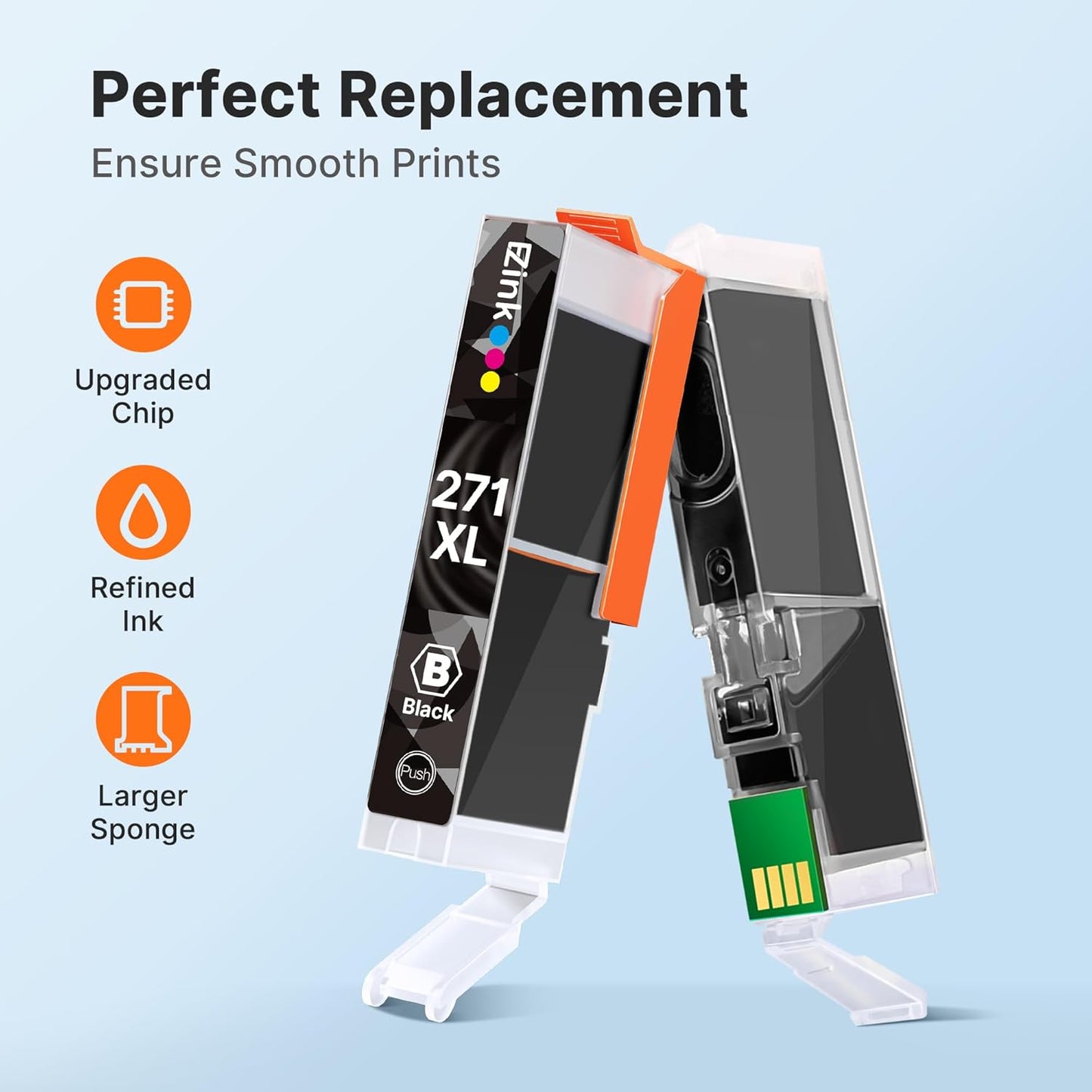 E-Z Ink 270 271 XL Ink Cartridges Compatible for Canon PGI-270XL CLI-271XL 6 Color Value Pack, use with TS9020 MG7720 TS8020 MG5720 MG5721 MG5722 MG6820 MG6821 MG6822 TS5020 TS6020 Printer