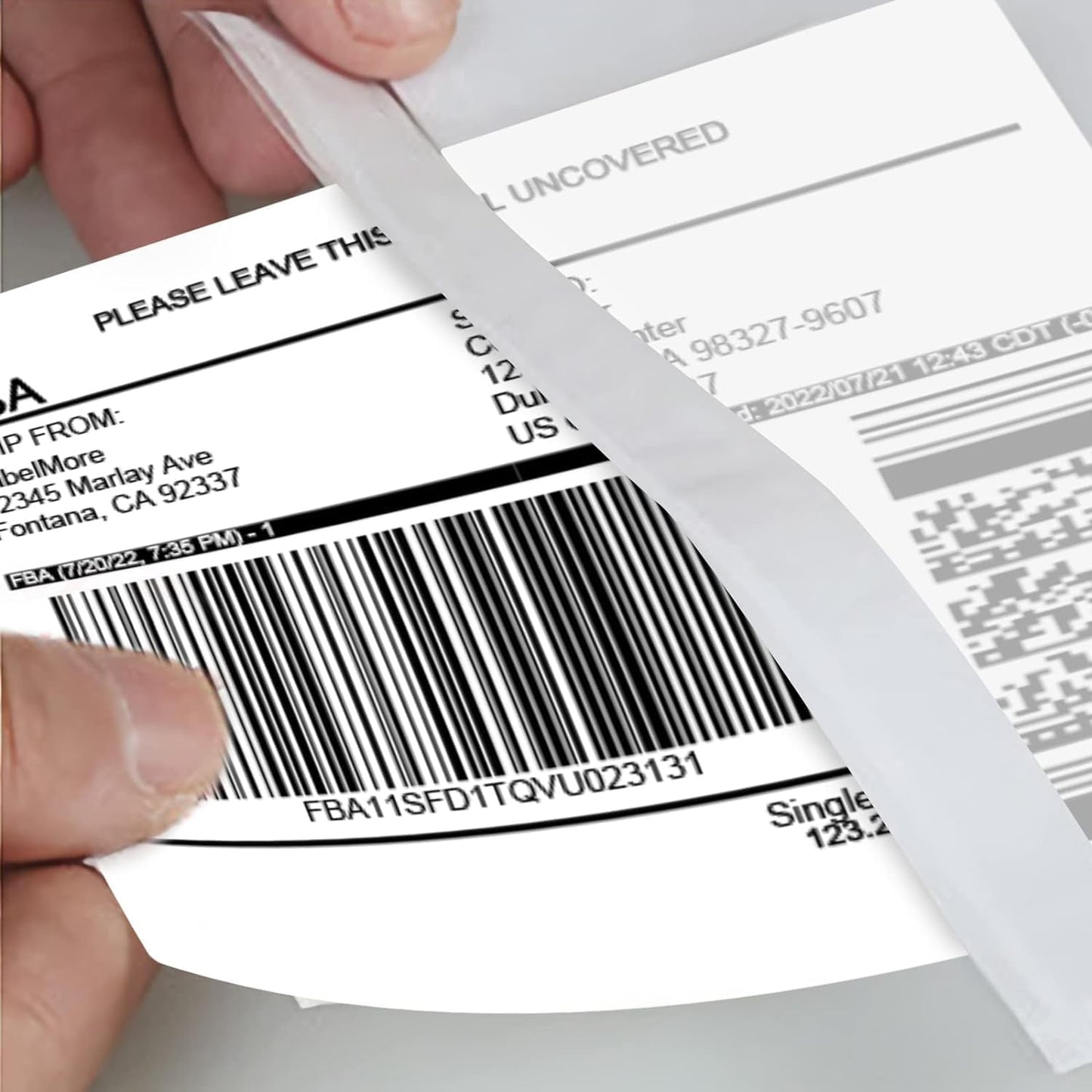 Packing List Pouches 4.5'' X 5.5'', Shipping Label Sleeves, Packing Slip Envelopes, Clear Adhesive Top Loading Packing List (4.5"" X 5.5"")