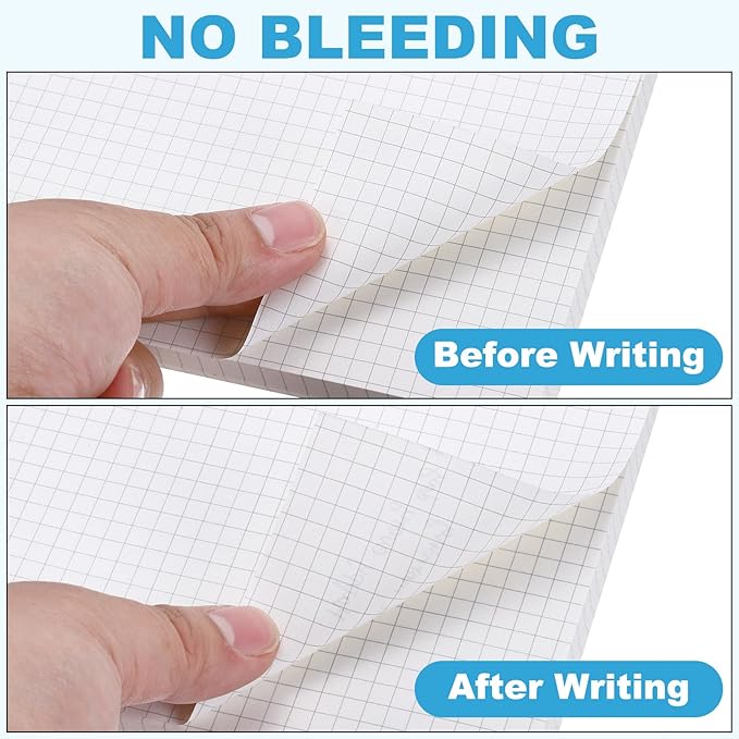 PATIKIL A5 Grid Refill Paper 6-Ring Binder Loose Leaf Planner Filler Paper Planner Inserts, 160 Sheets/320 Pages, Lined