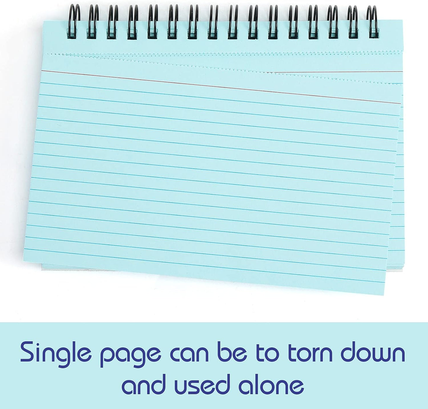 Koogel 400PCS Colored Index Cards, 4x6 Ruled Index Cards with Rings for Back to School, Heavy Notecard Study Flashcard with Waterproof Cover for Studying To Do List School College Supplies, 4 Colors