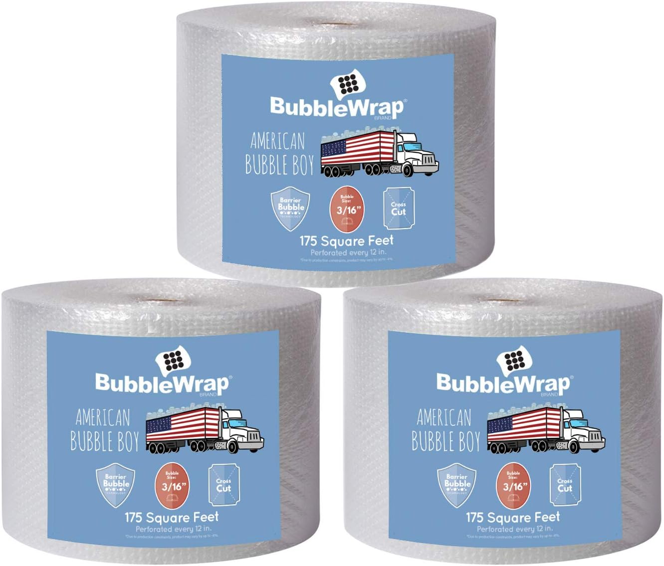 Bubble Wrap 525' **Bubble Bundle** for Packing, Shipping, Moving by American Bubble Boy
