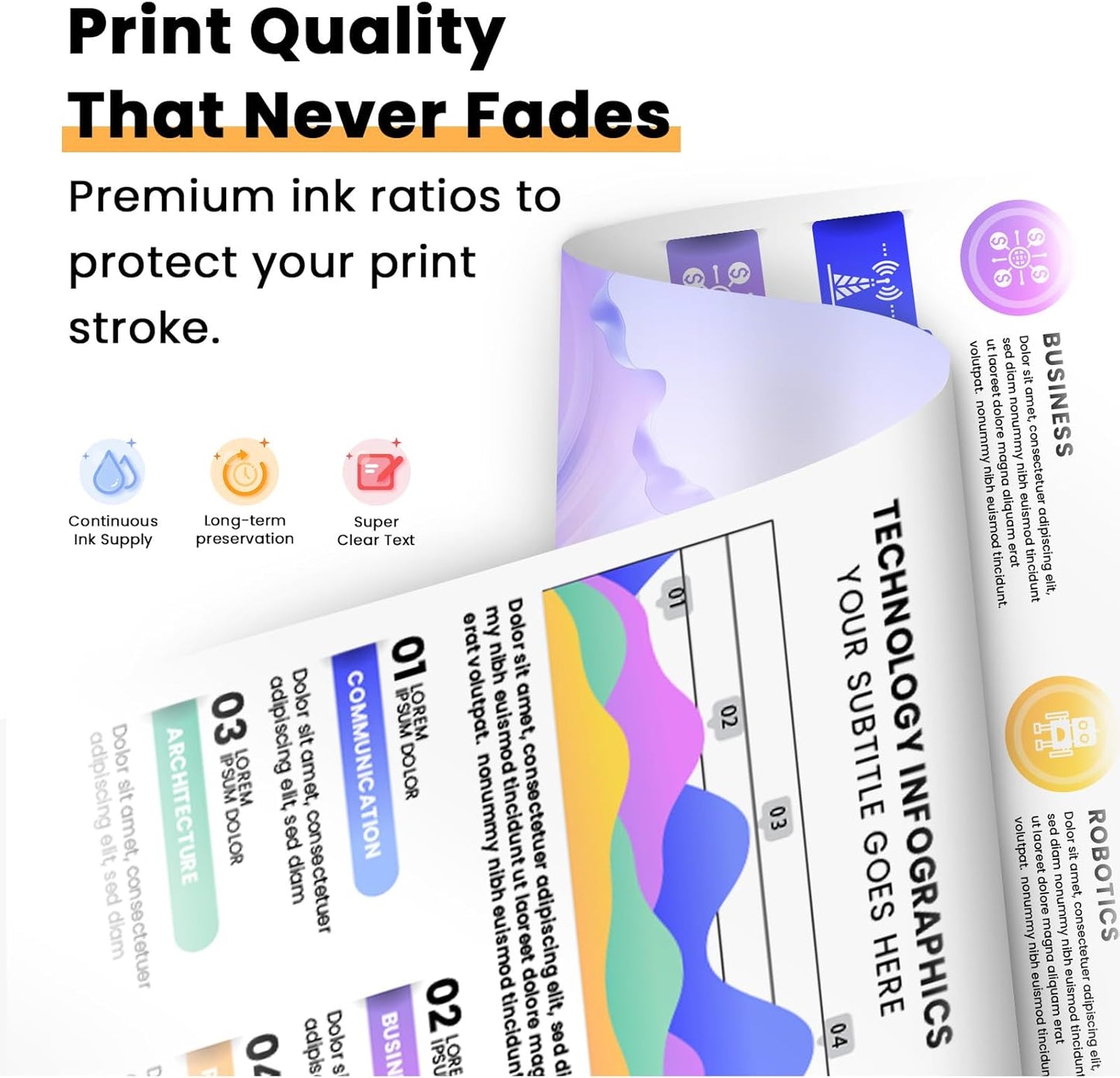 Remanufactured Ink Cartridge Replacement for Epson 410 Ink Cartridges 410XL T410 T410XL for Epson XP-7100 XP-530 XP-630 XP-640 XP-900 XP-830 Printers(Cyan, Magenta, Yellow)