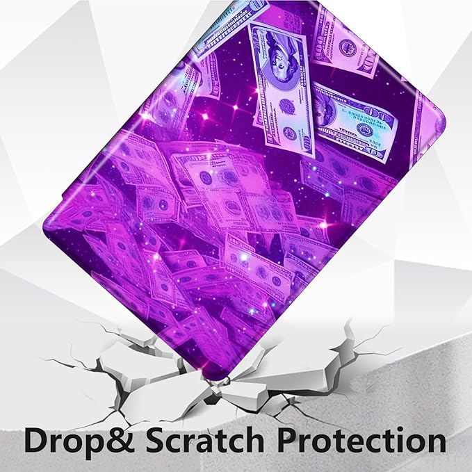 for All-New Amazon Kindle Fire HD 10 Tablet Case (13th Generation, 2023 Release) 10.1", 360 Degree Rotating Stand Cover with Auto Wake Sleep Case for Fire Tablet 10 2023,Starlight Flash Powder