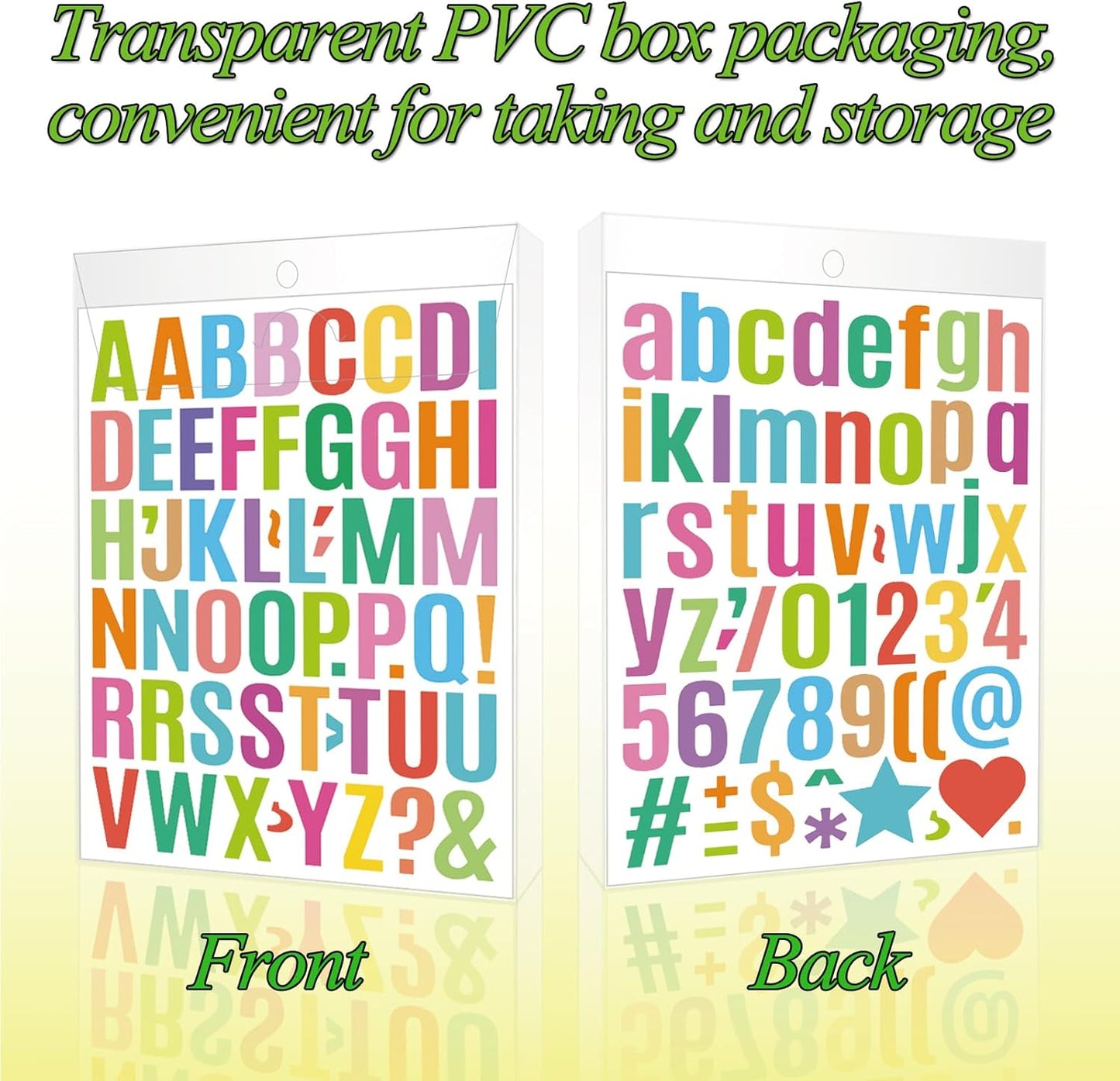 Letter Stickers 30 Sheets 1600 Pieces Alphabet Sticker 1 Inch Vinyl Self Adhesive Stick on Stickers for DIY Crafts Art Making Mailbox Scrapbook Classroom Decor(Colorful)