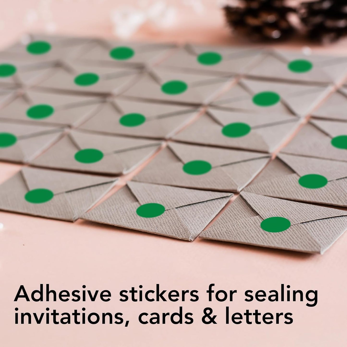 Perco Green 1/2-Inch Round Circle Dot Sticker Labels with Easy Peel Perforation - 3,000 Labels per Roll - Strong Adhesion, Vibrant Colors for Organizing, Crafting & More - Made in USA