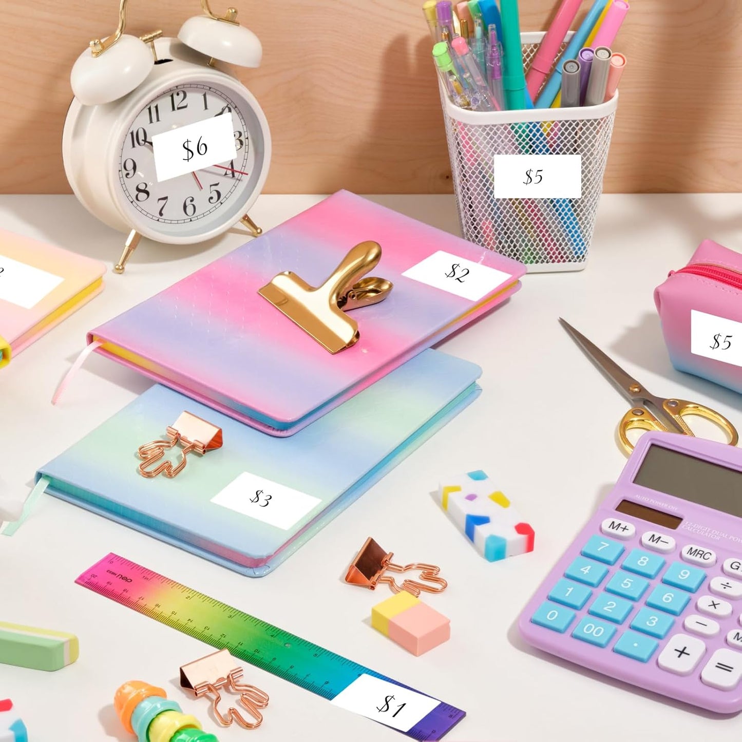 Multi-Use Removable Labels, 1"x 3", 300 PCS Blank Labels Total,Water/Oil/Tear Resistant/Ink Won't Smudge No Residue