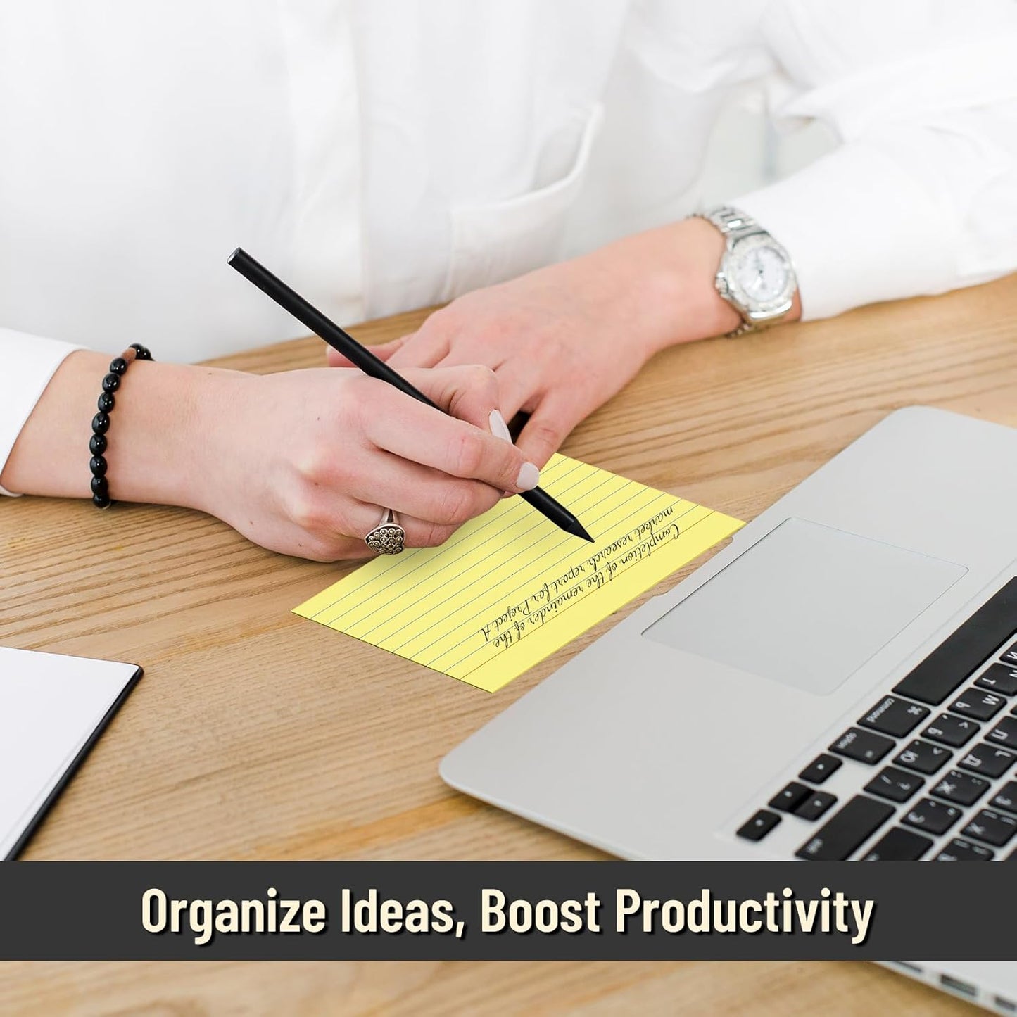 300 Count Index Cards 3 x 5 Inch Ruled Yellow Index Cards, Flash Cards College Ruled for School, College, Office and Home Organization, Durable Study To Do List Note Cards with Ruled Lines