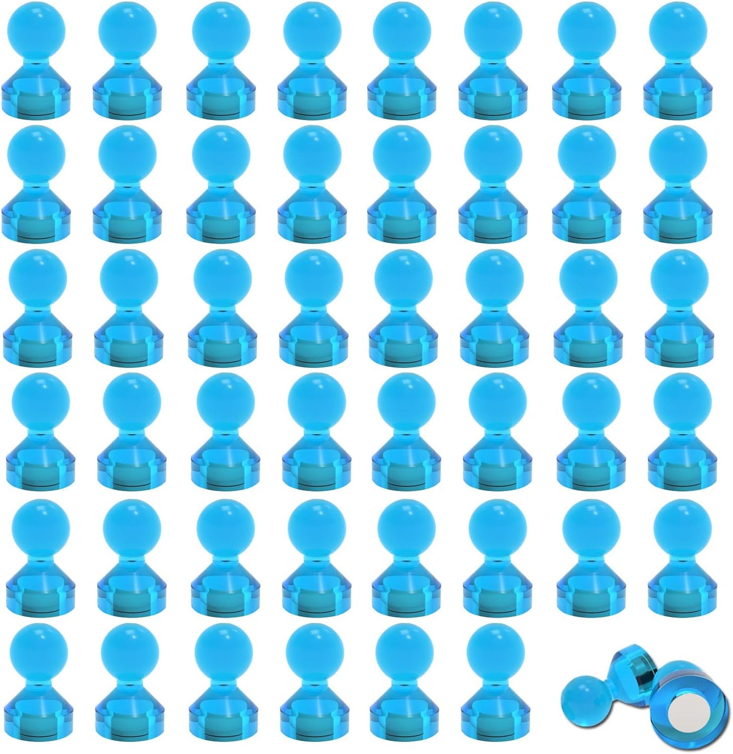 Ant Mag Magnetic Push Pins 48pcs Strong Whtieboard Pins Magnets Perfect Use for Map Fridge Kitchen Home Office Classroom