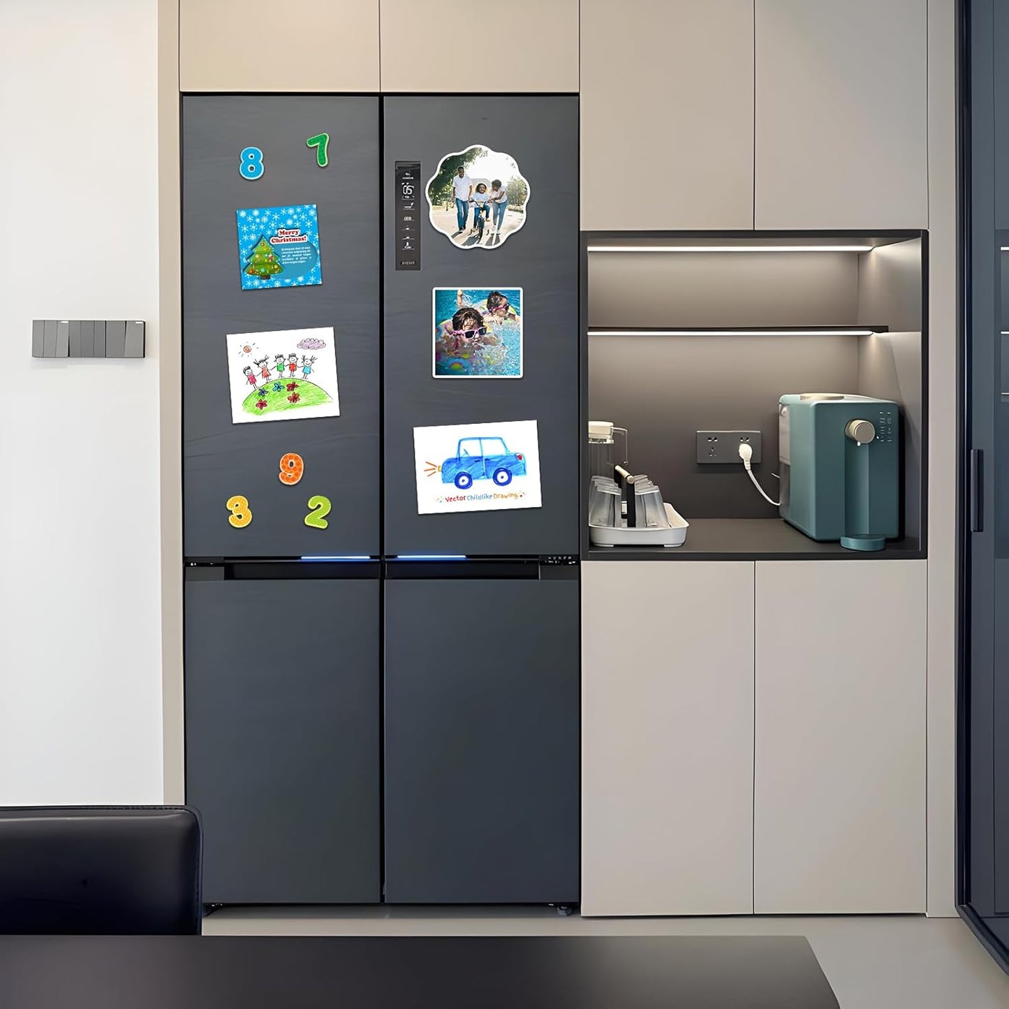 Plain Magnet Sheets,10PCS,8.5''x11''Flexible Rubber Magnetic Sheet,30Mil Non-Adhesive Magnetic Sheet for Die Storage,Business Dignage,Car,Sticker,Craft Product,Souvenir,Refrigerator Sticker