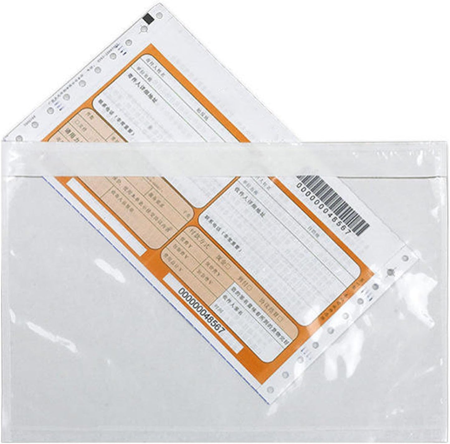 500 Pcs 6x9 Shipping Envelopes, Packing List Mailing Envelopes Clear Adhesive Shipping label sleeves Shipping Supplies for Small Businesses