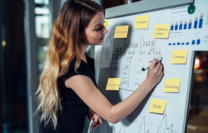 (24 Pack) Sticky Notes 3x3 in Yellow, Clean Removal, Recyclable, Self-Stick Pads, Easy to Post for Home, Office, Notebook