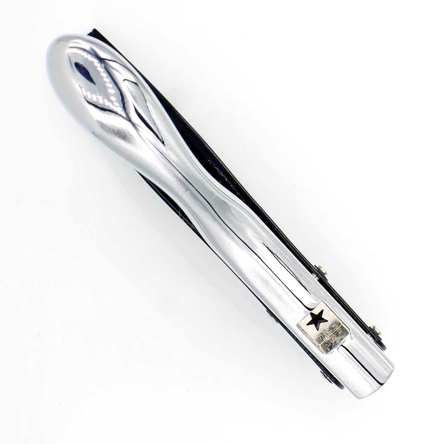 Hand-held 1/4 inch 6mm Star Shape Metal Silver Heavy Duty Single Hole Punch for ID Cards PVC Cards Badge Photos