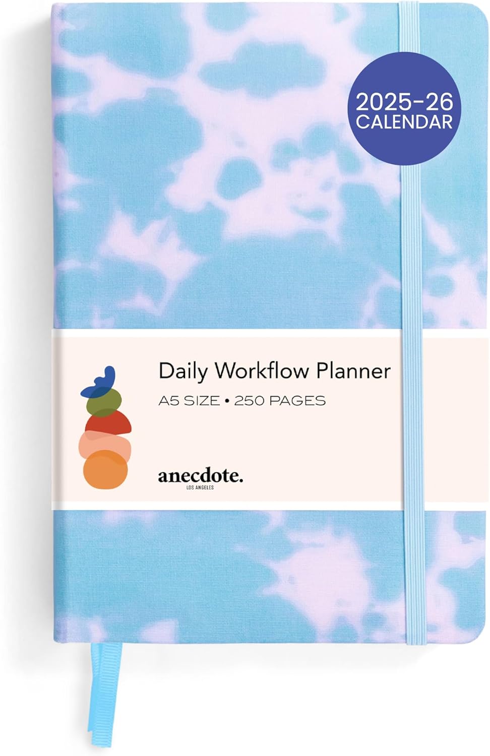 Anecdote 2025-2026 Planner: A Monthly, Weekly & Daily Planner 2025-2026 for Planning Your Success - A5 Size Hardcover Start Anytime and Achieve your Goals - Tie Dye